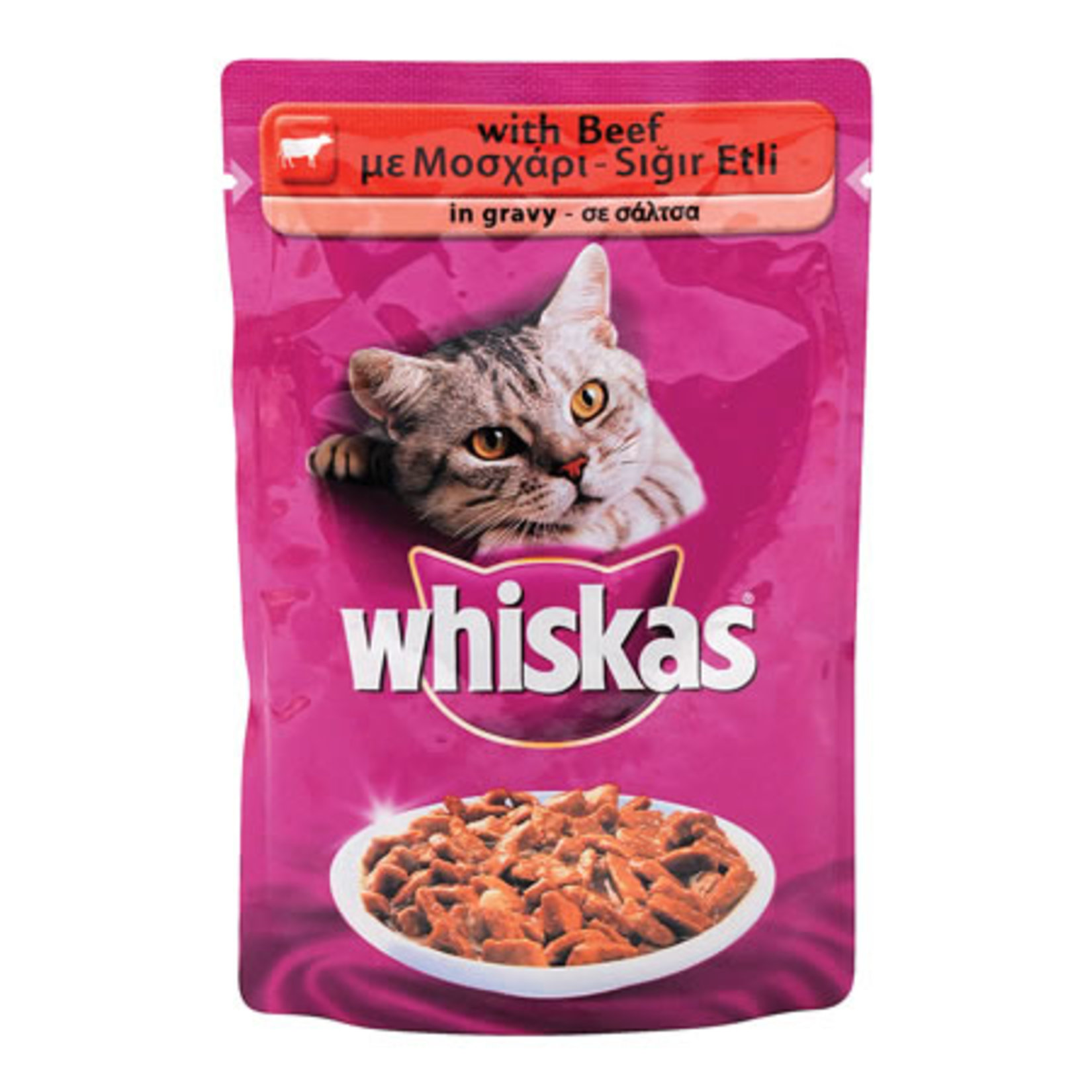 Whiskas Pouch Biftekli Rtd Stand