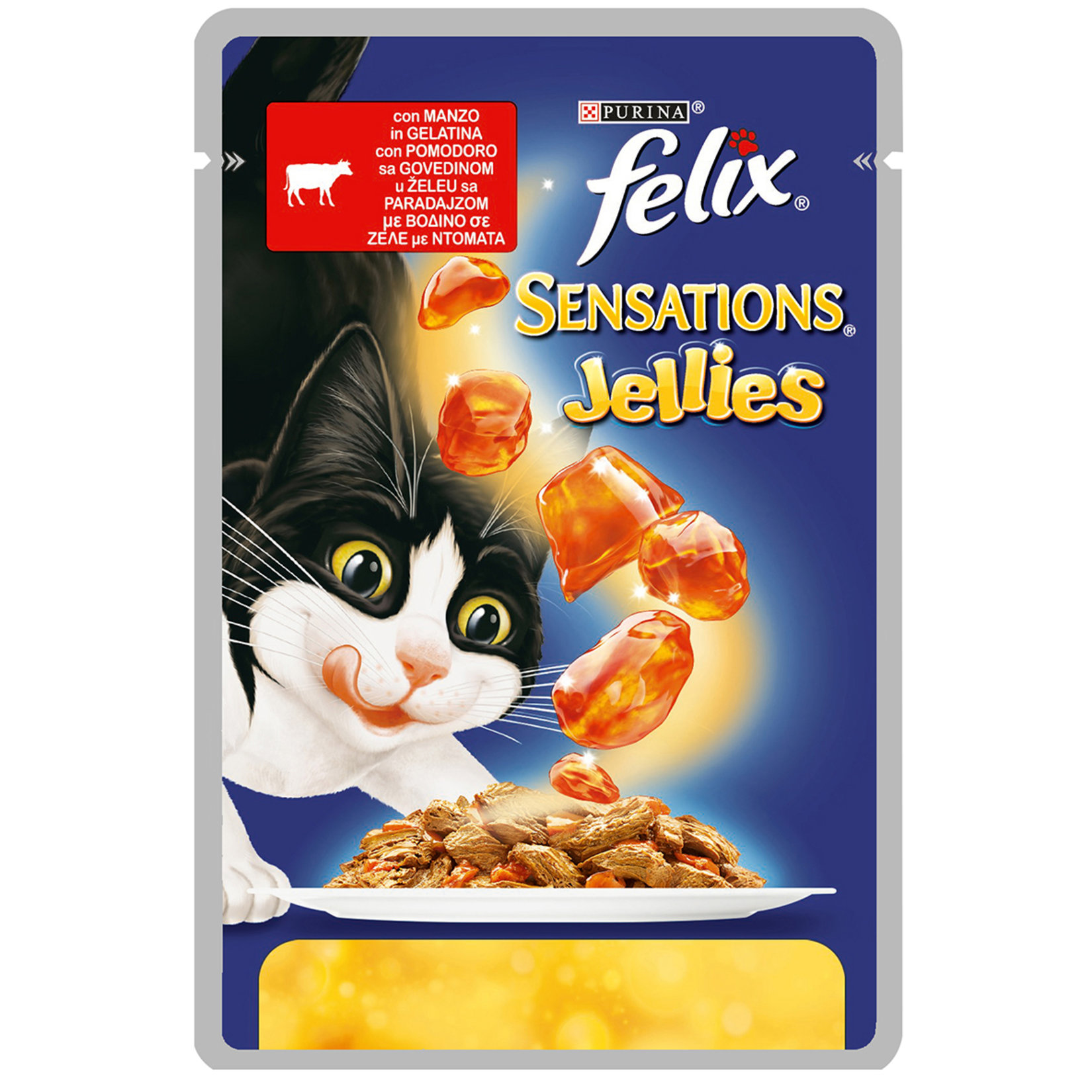 Felıx Sensatıons Sığır Etli & Domatesli 100 G