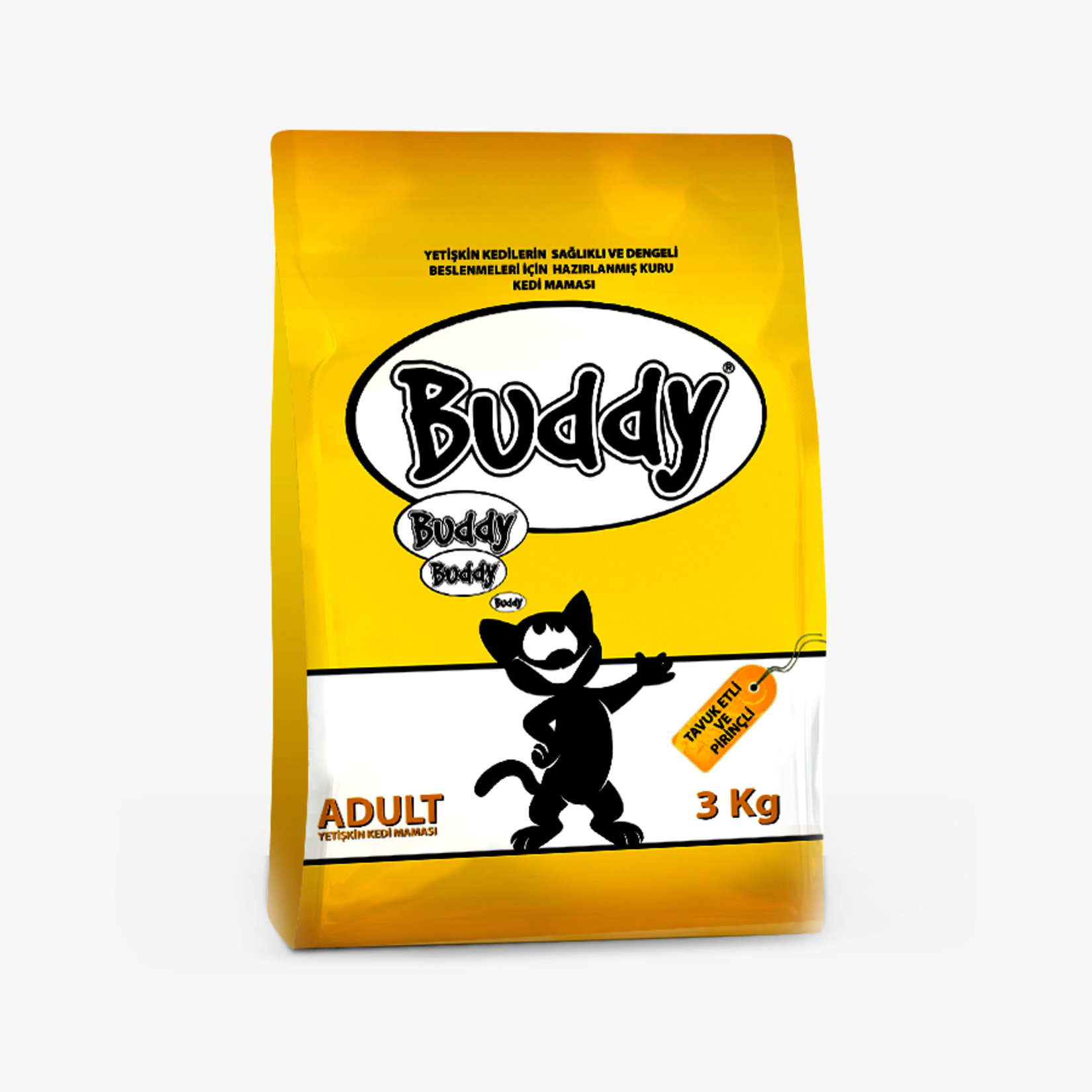Buddy Tavuklu Yetişkin Kedi Maması 3 Kg