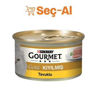 Gourmet Gold Kıyılmış Tavuklu Yaş Kedi Maması 85 G