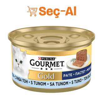 Gourmet Gold Kıyılmış Ton Balıklı Yaş Kedi Maması Konserve 85 G