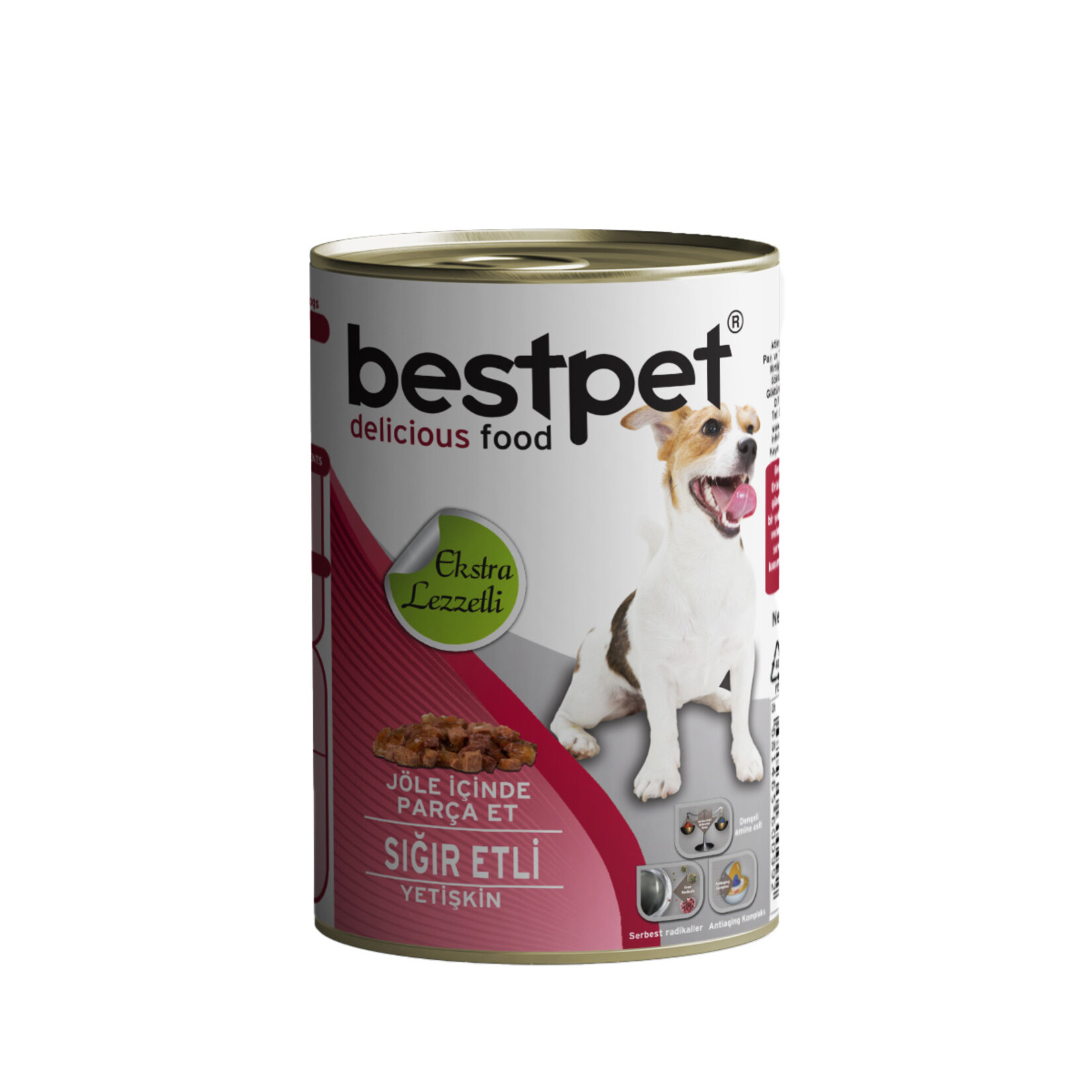 Bestpet Sığır Etli Jöleli Köpek Maması 415 G