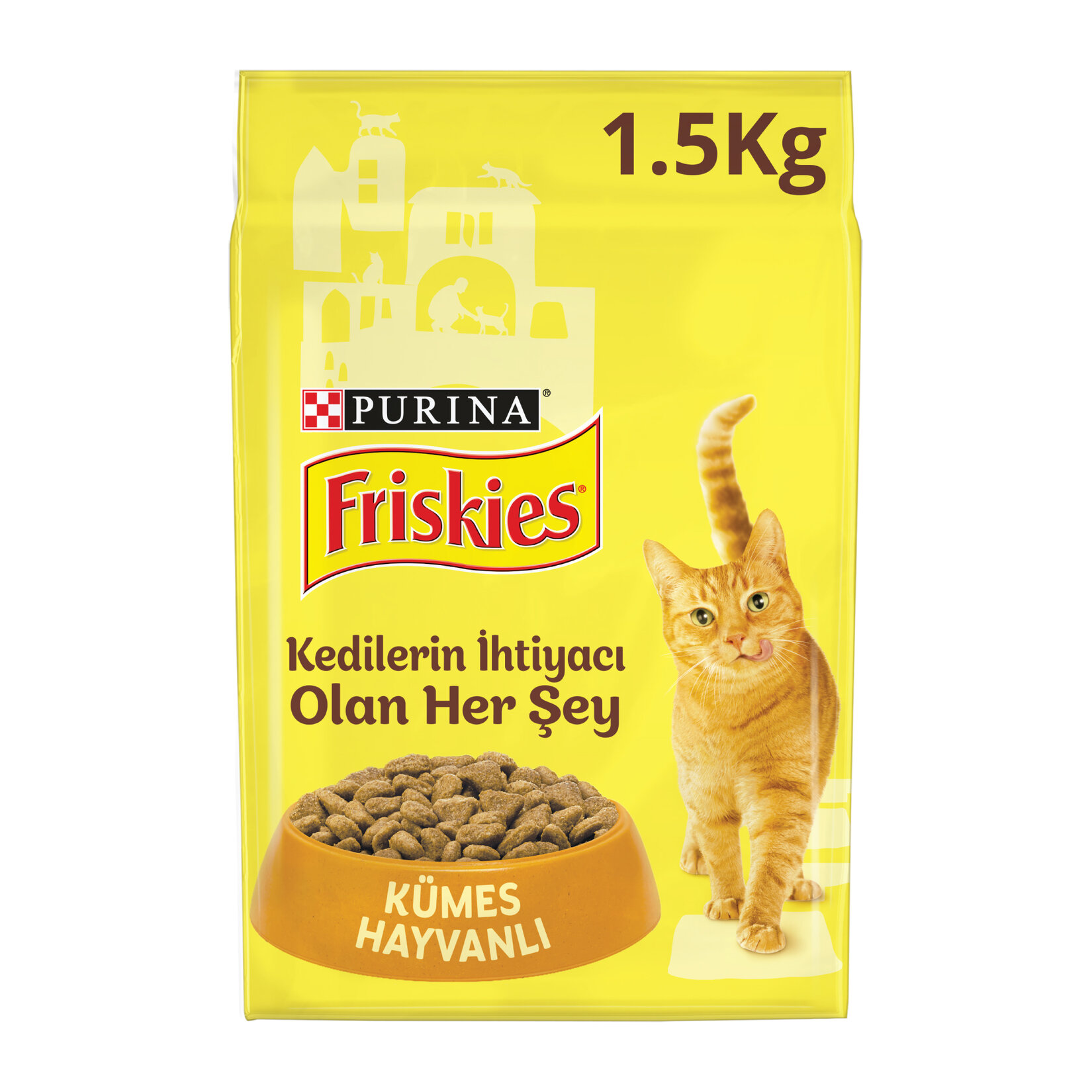 Friskies Yetişkin Kümes Hayvan Kuru Kedi Maması 1.5 Kg - Görsel 3
