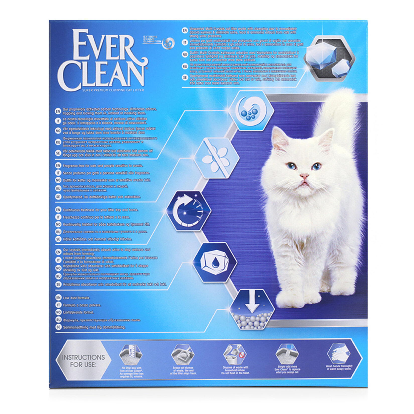 Ever Clean Multi-Crystals Kedi Kumu 10 L - Görsel 2