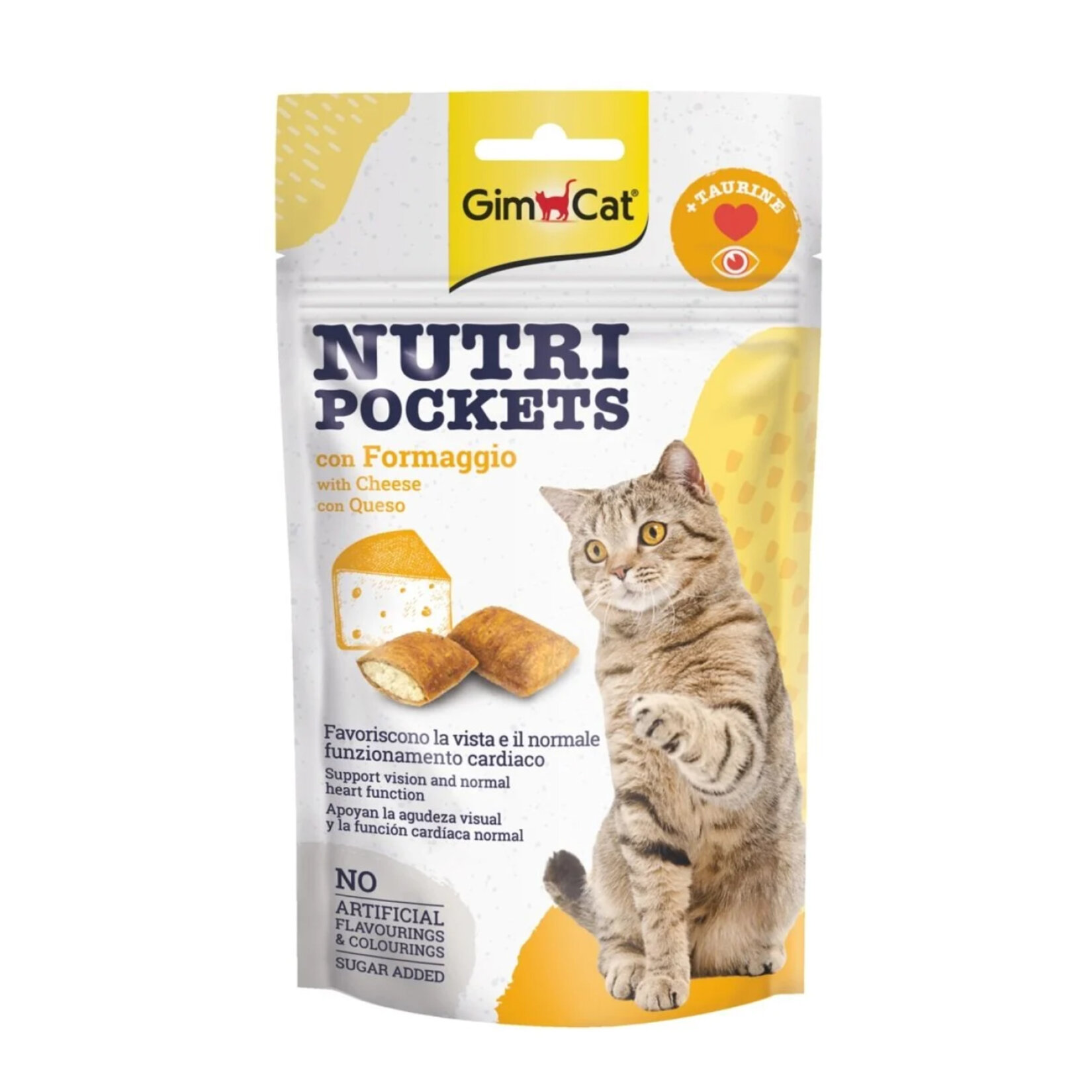 Gimcat Nutri Pockets Peynir Taurin Kedi Ödülü 60 G