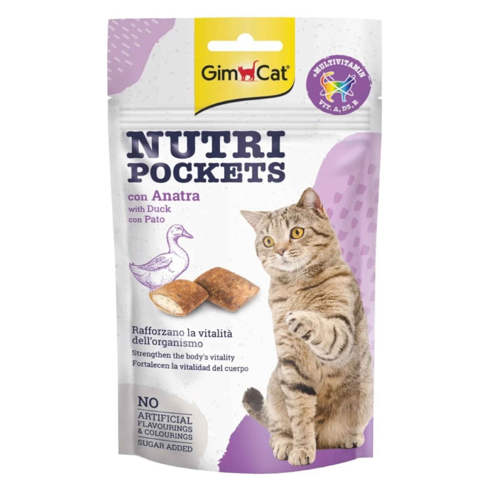 Gimcat Nutri Pockets Ördekli Kedi Ödülü 60 G