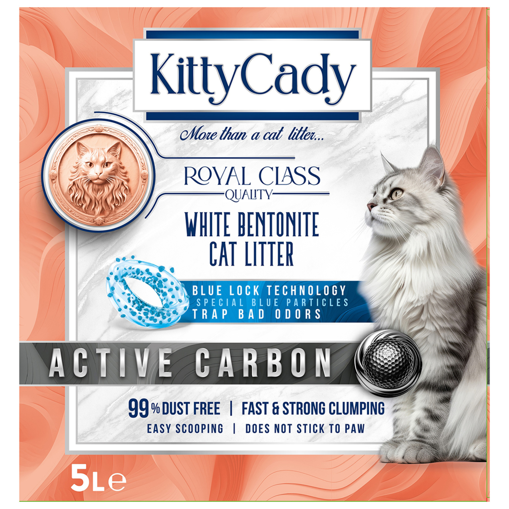 Kitty Cady Active Carbon Kedi Kumu 5 L - Görsel 1