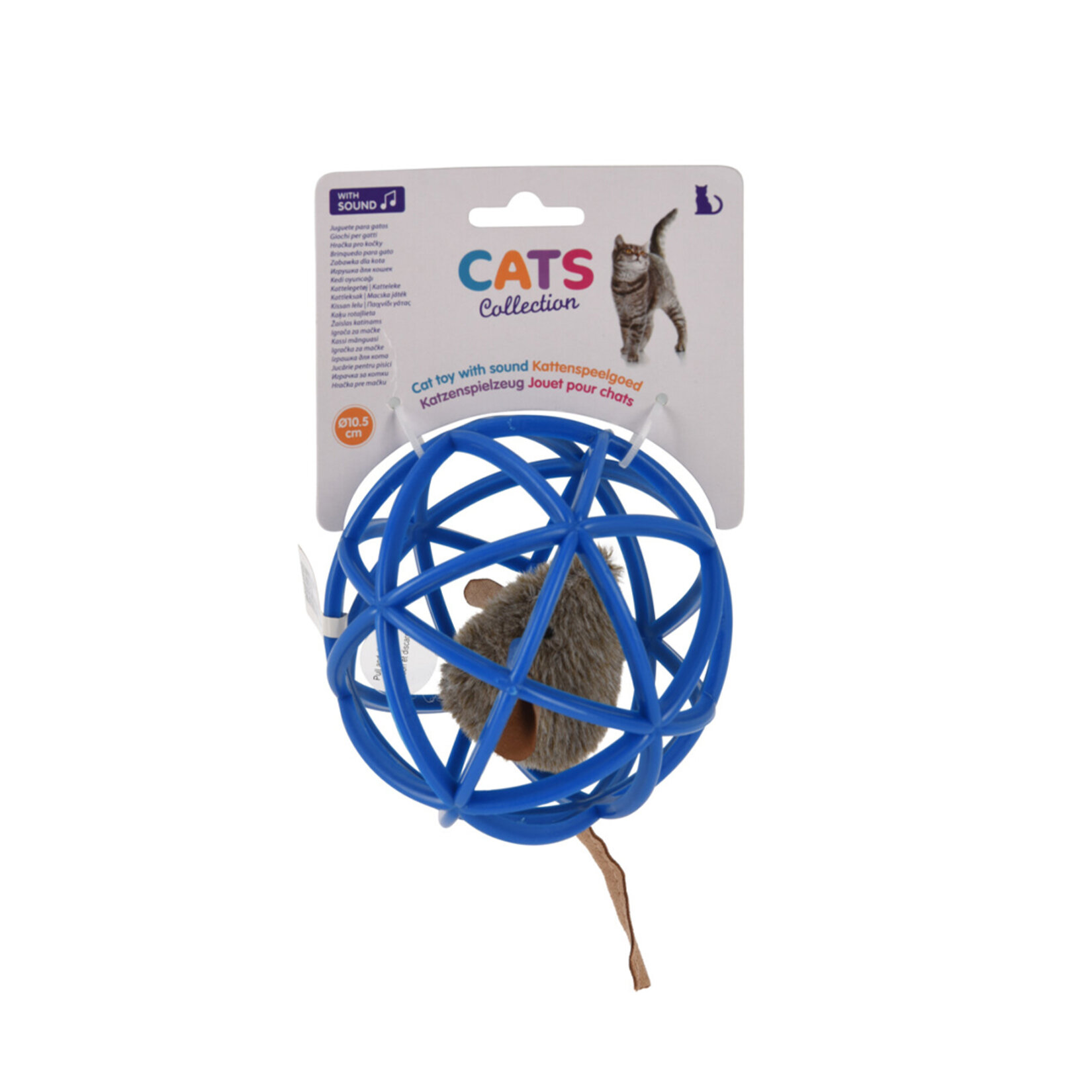 Cats Collection Fareli Kedi Oyuncağı Polyester - Görsel 1