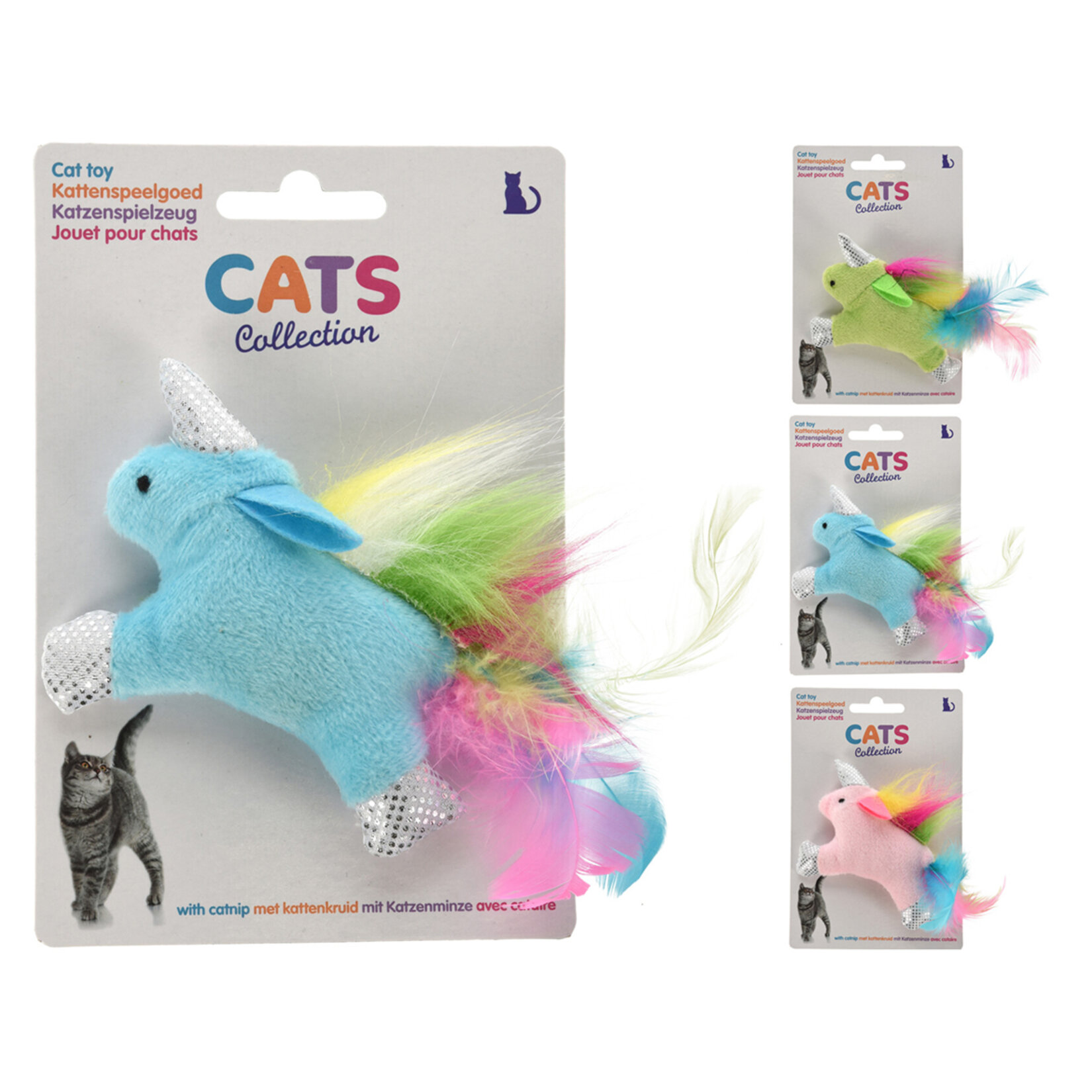 Cats Collection Tek Boynuzlu At Kedi Oyuncak - Görsel 4