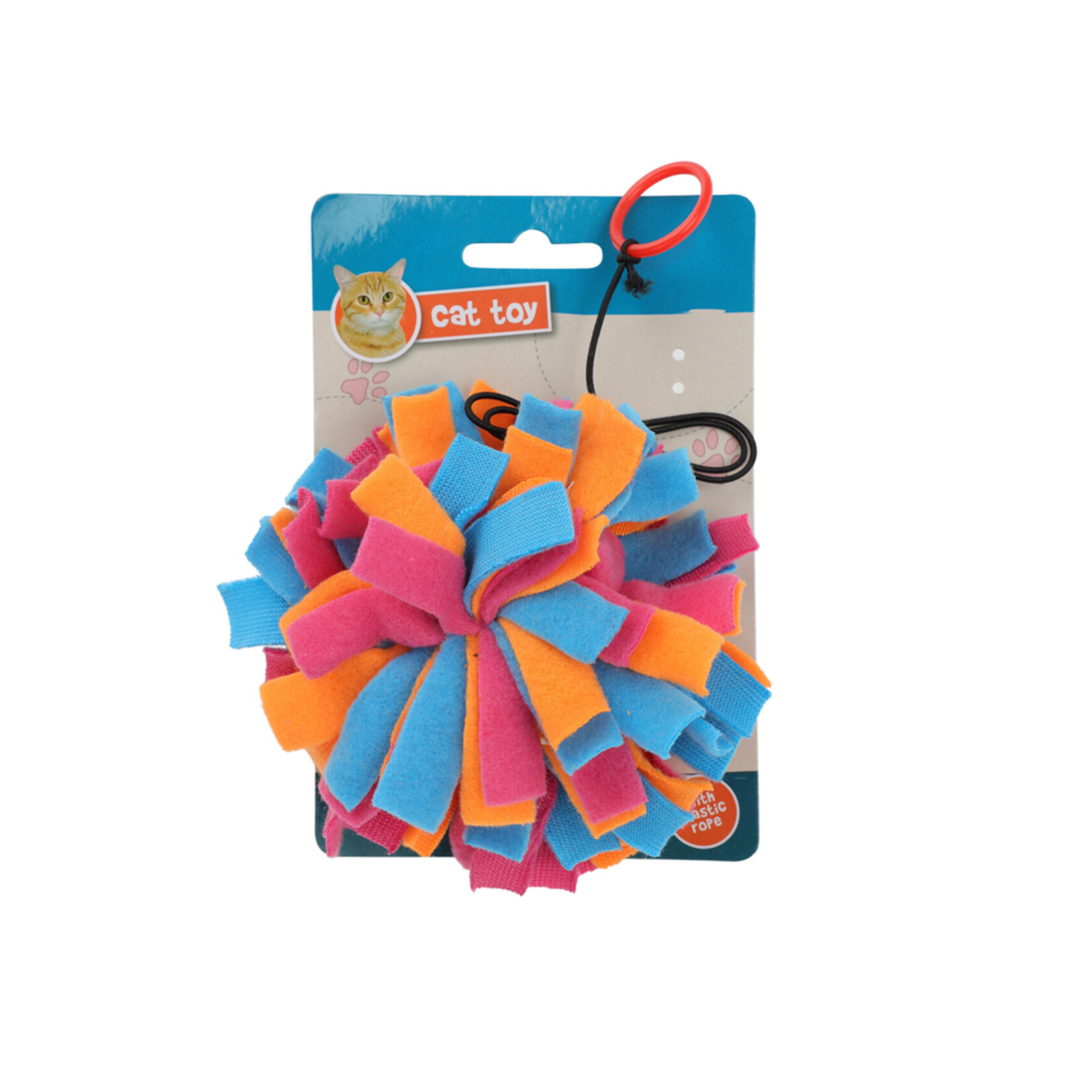 Cats Collection Halatlı Kadife Kedi Oyuncak - Görsel 1