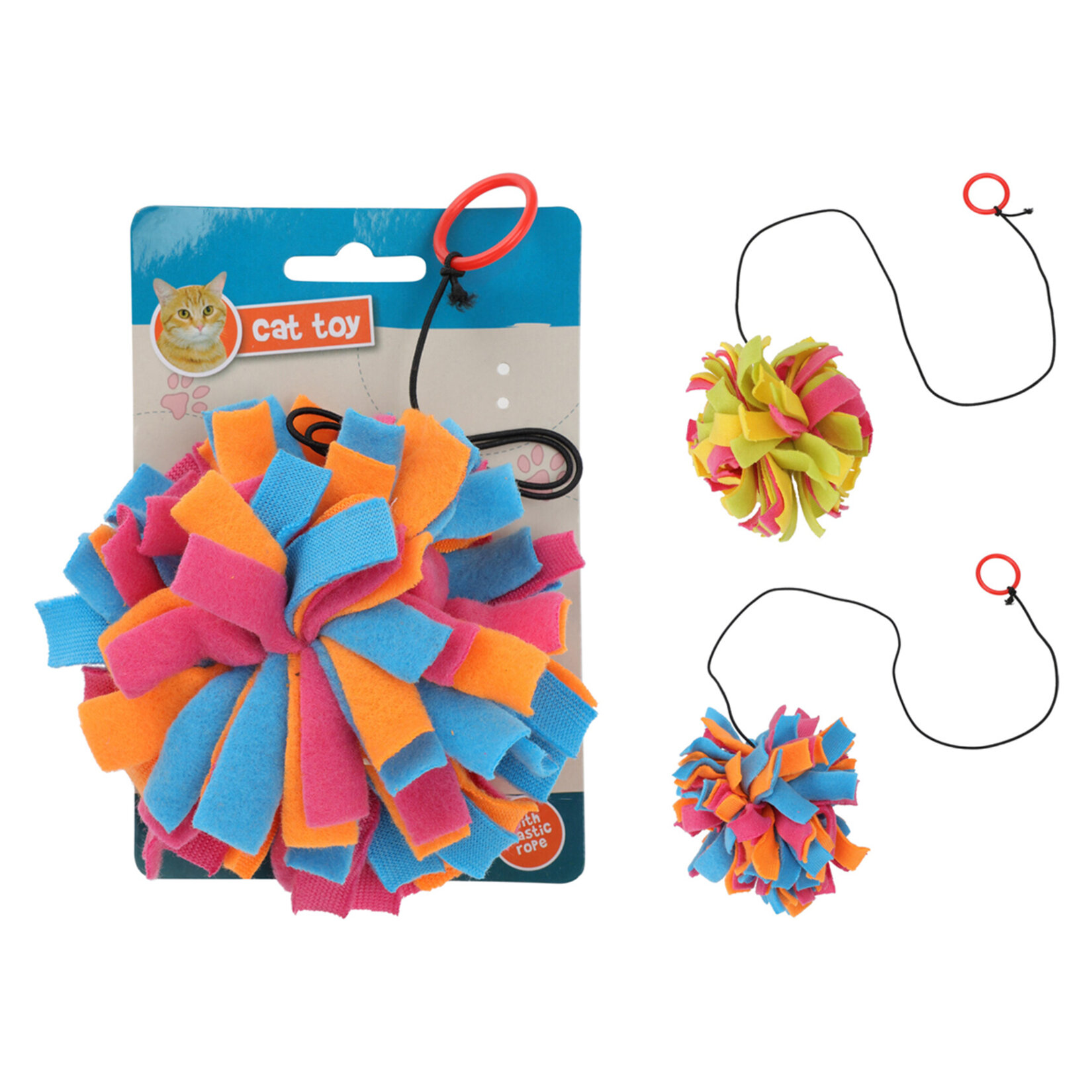 Cats Collection Halatlı Kadife Kedi Oyuncak - Görsel 4