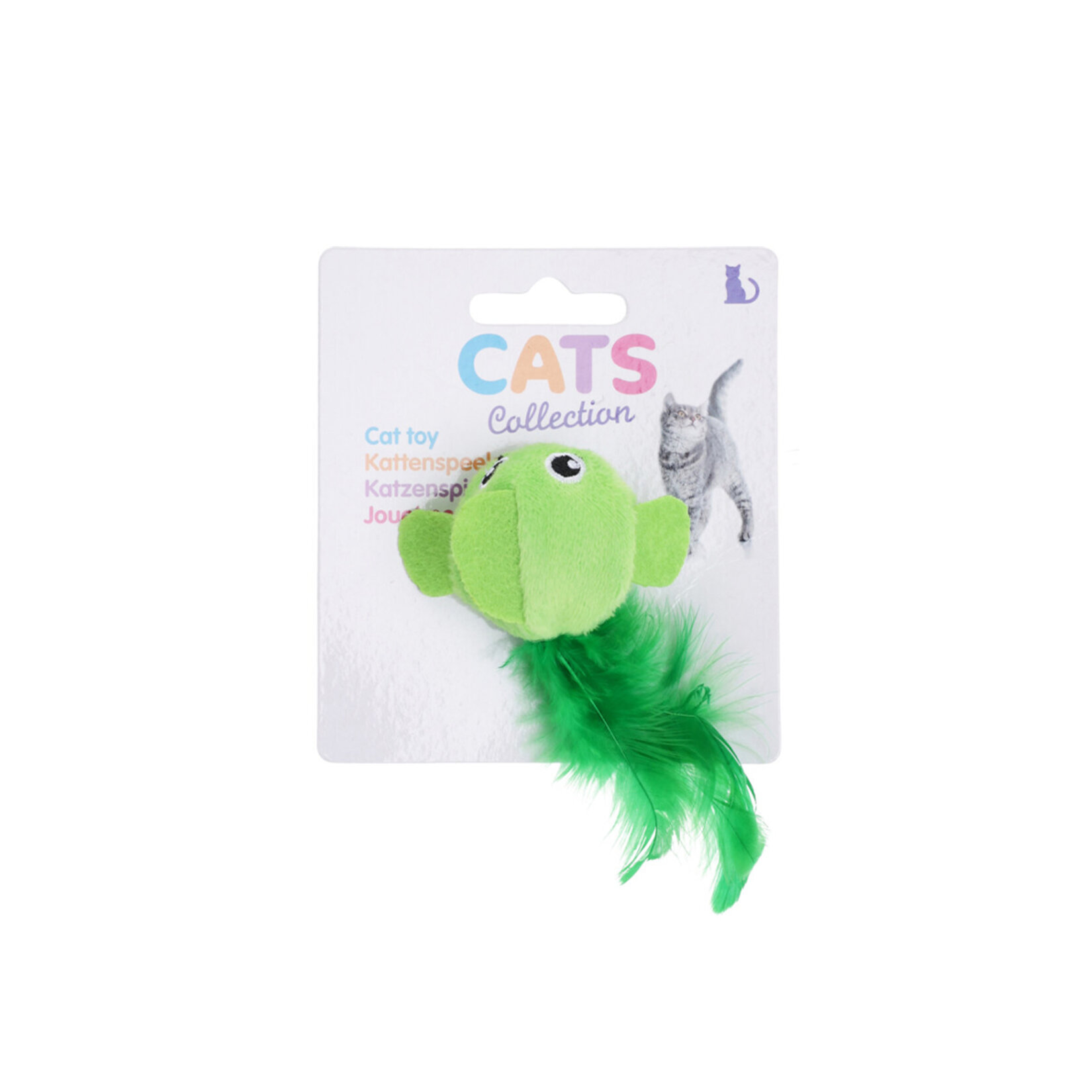 Cats Collection Balık Peluş Kedi Oyuncak Kauçuk - Görsel 1