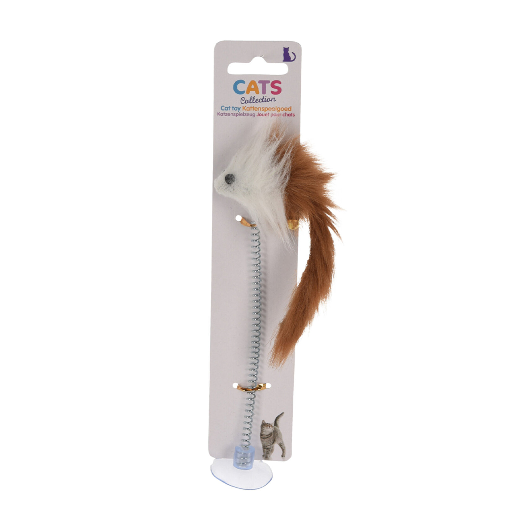 Cats Collection Yaylı Fare Kedi Oyuncağı 19 Cm - Görsel 1