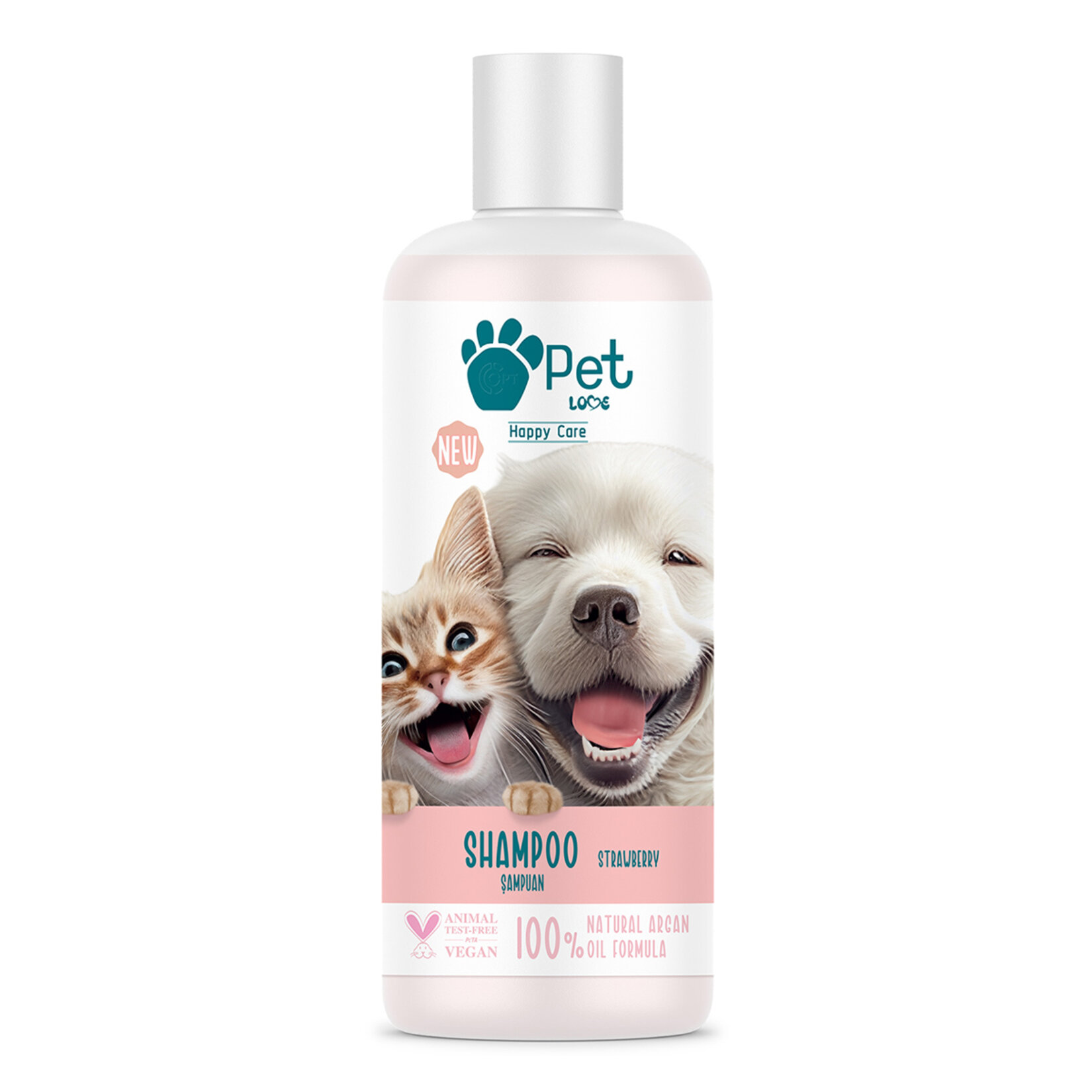 Pet Love Şampuan Çilek 500 Ml - Görsel 1