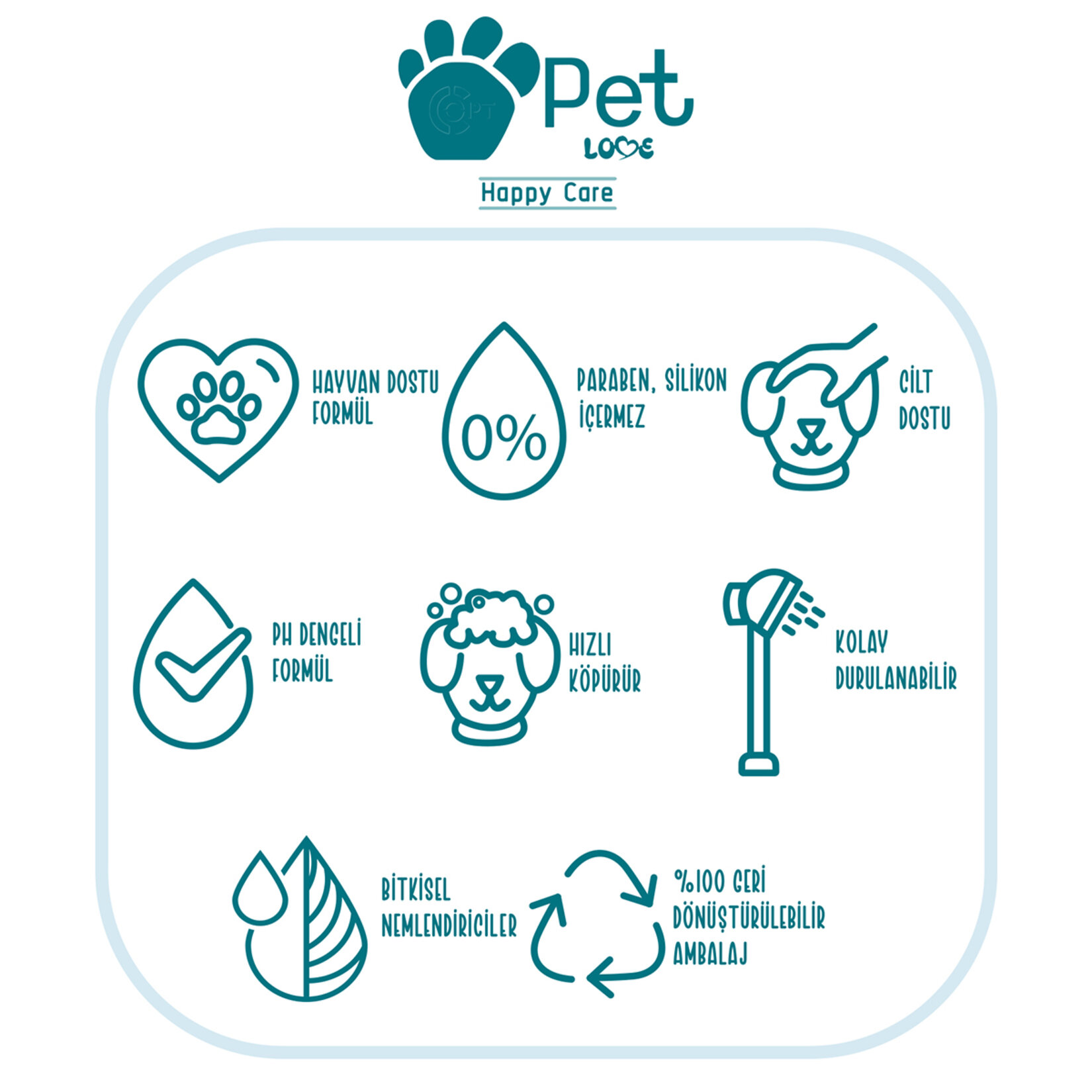 Pet Love Şampuan Çilek 500 Ml - Görsel 3