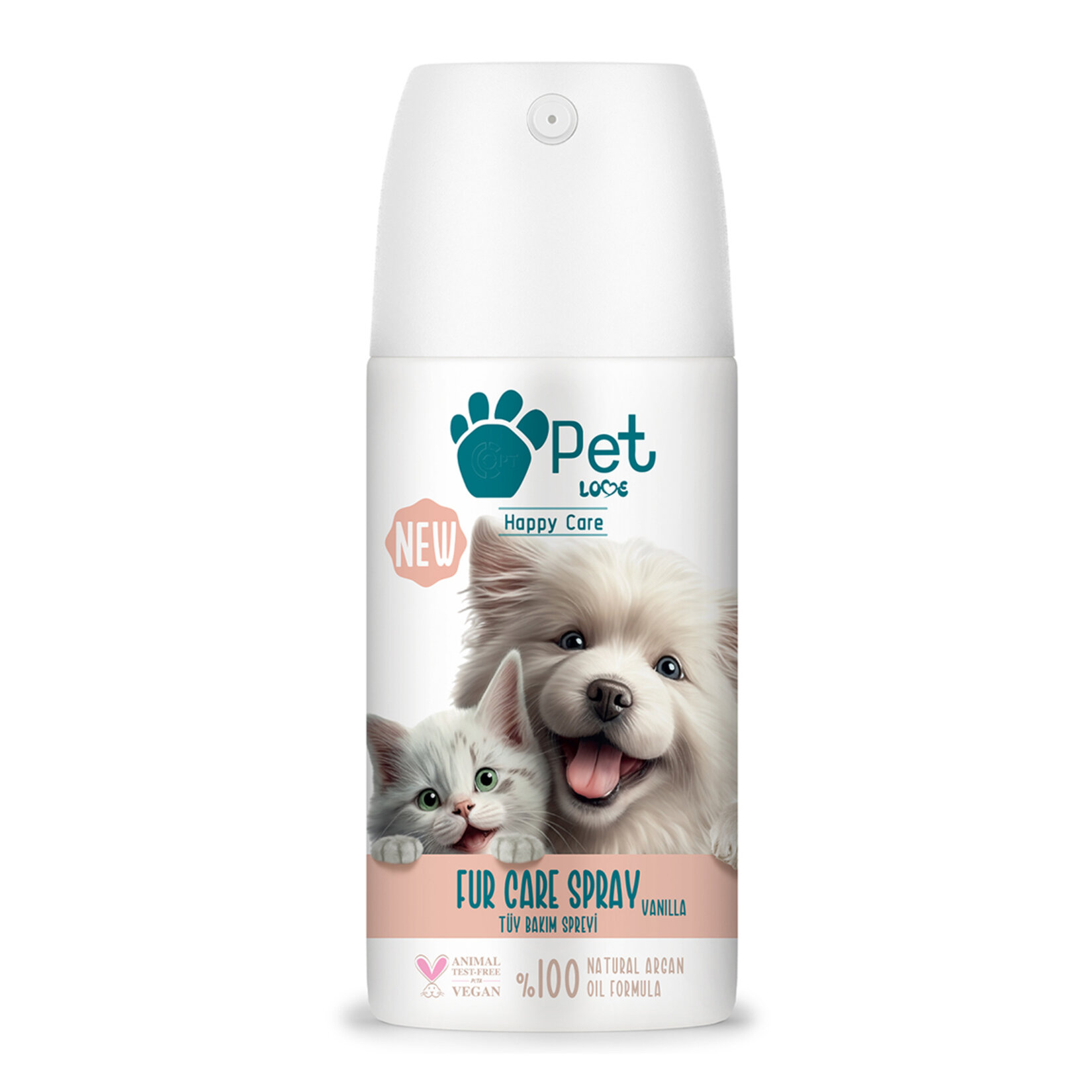 Pet Love Tüy Bakım Spreyi Vanilya 150 Ml - Görsel 1