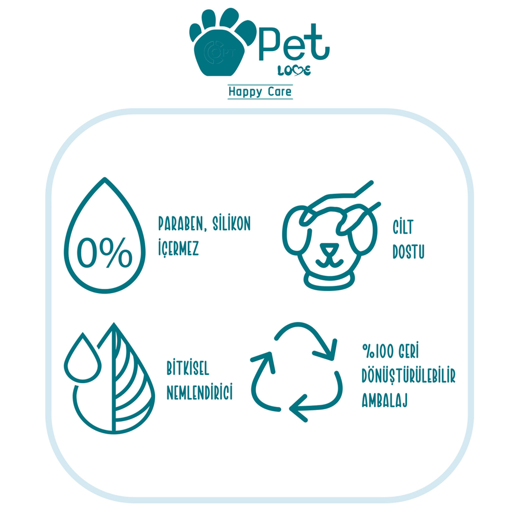 Pet Love Tüy Bakım Spreyi Çikolata 150 Ml - Görsel 3