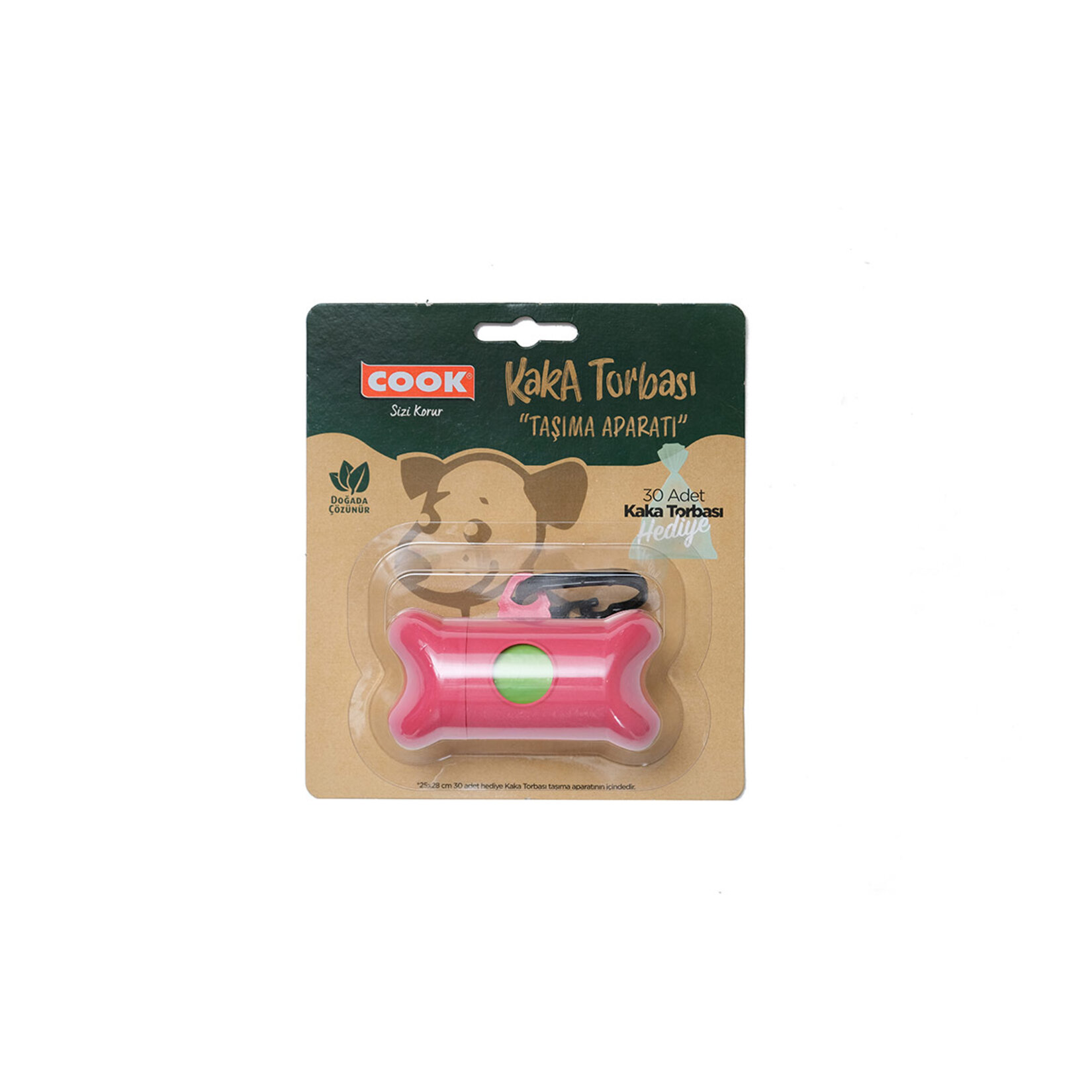 Cook Evcil Hayvan Kaka Torbası 30'lu Rulo 25 x 28 Cm - Görsel 3