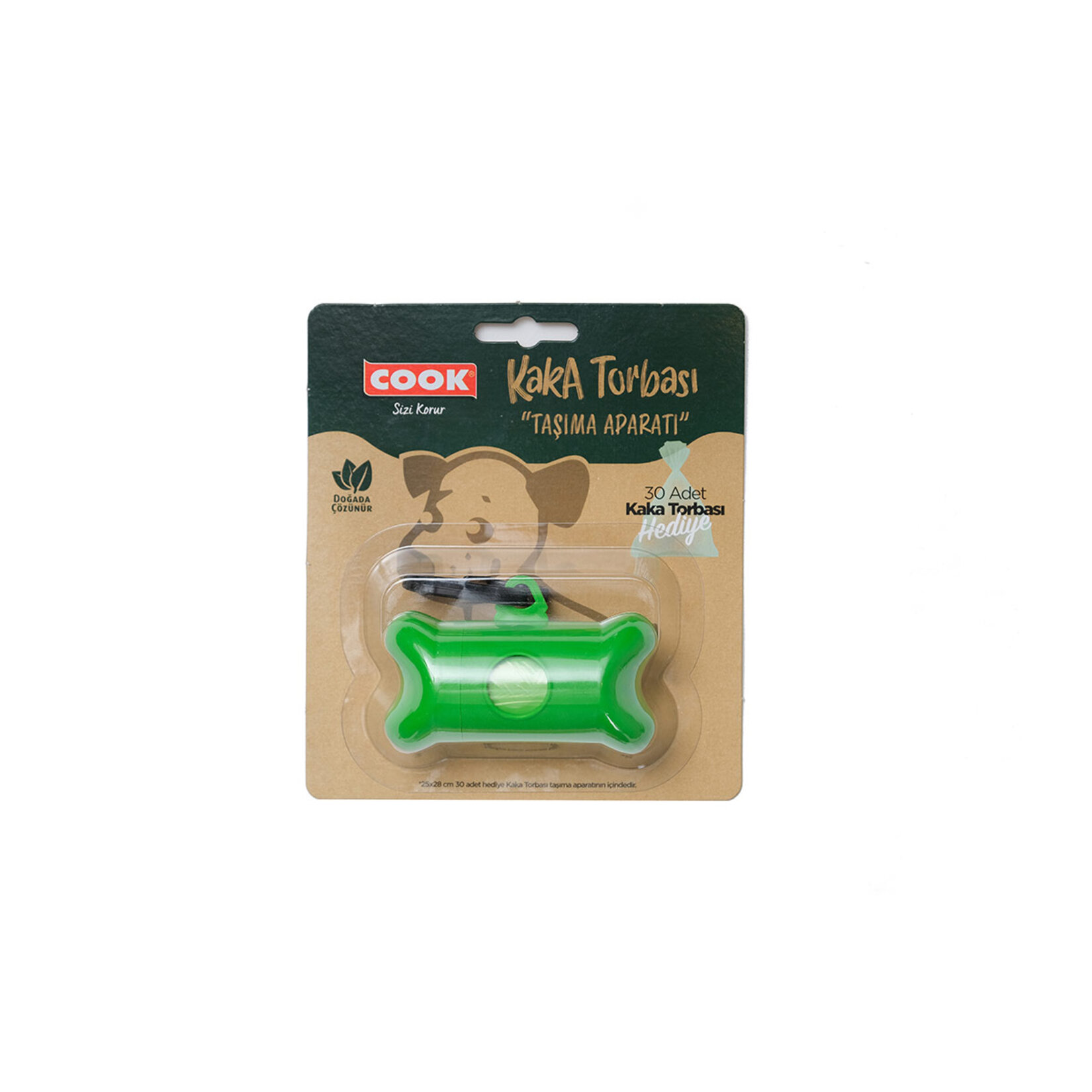 Cook Evcil Hayvan Kaka Torbası 30'lu Rulo 25 x 28 Cm - Görsel 2