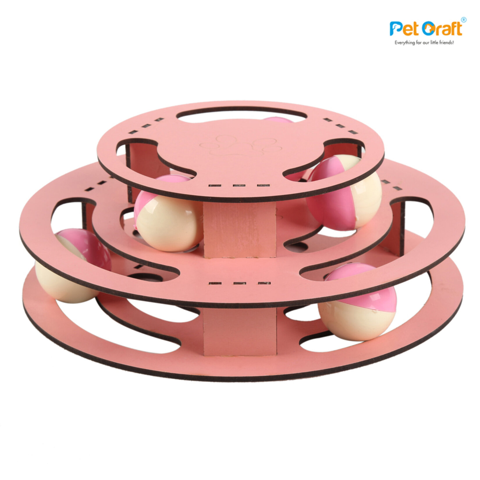 Petcraft 3 Katlı Ahşap Oyuncak - Görsel 2