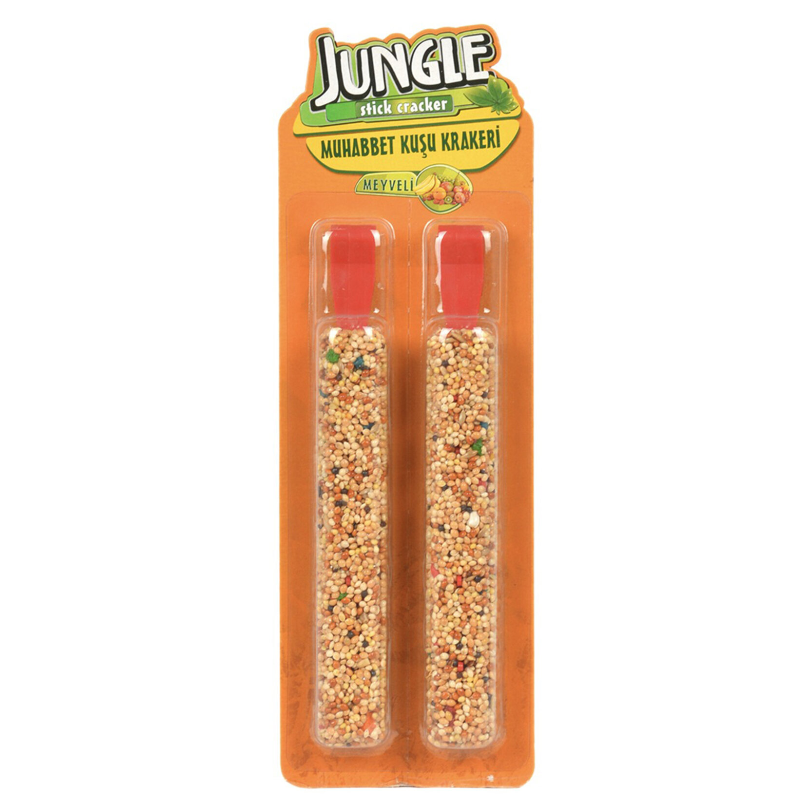 Jungle Meyveli Muhabbet Kuşu Krakeri 2'li 100 G - Görsel 1