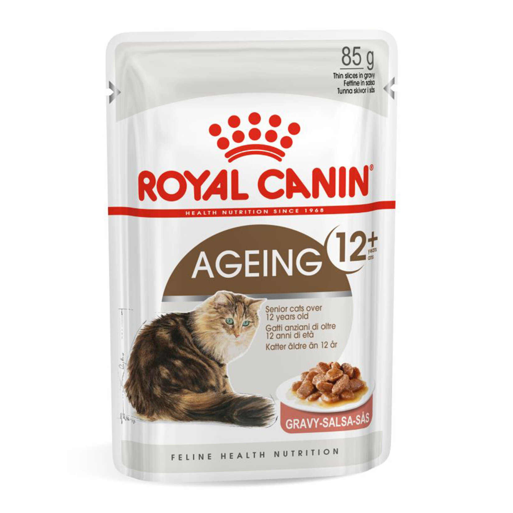 Royal Canin 12+ Kediler Yaş Kedi Maması 12 x 85 G - Görsel 1