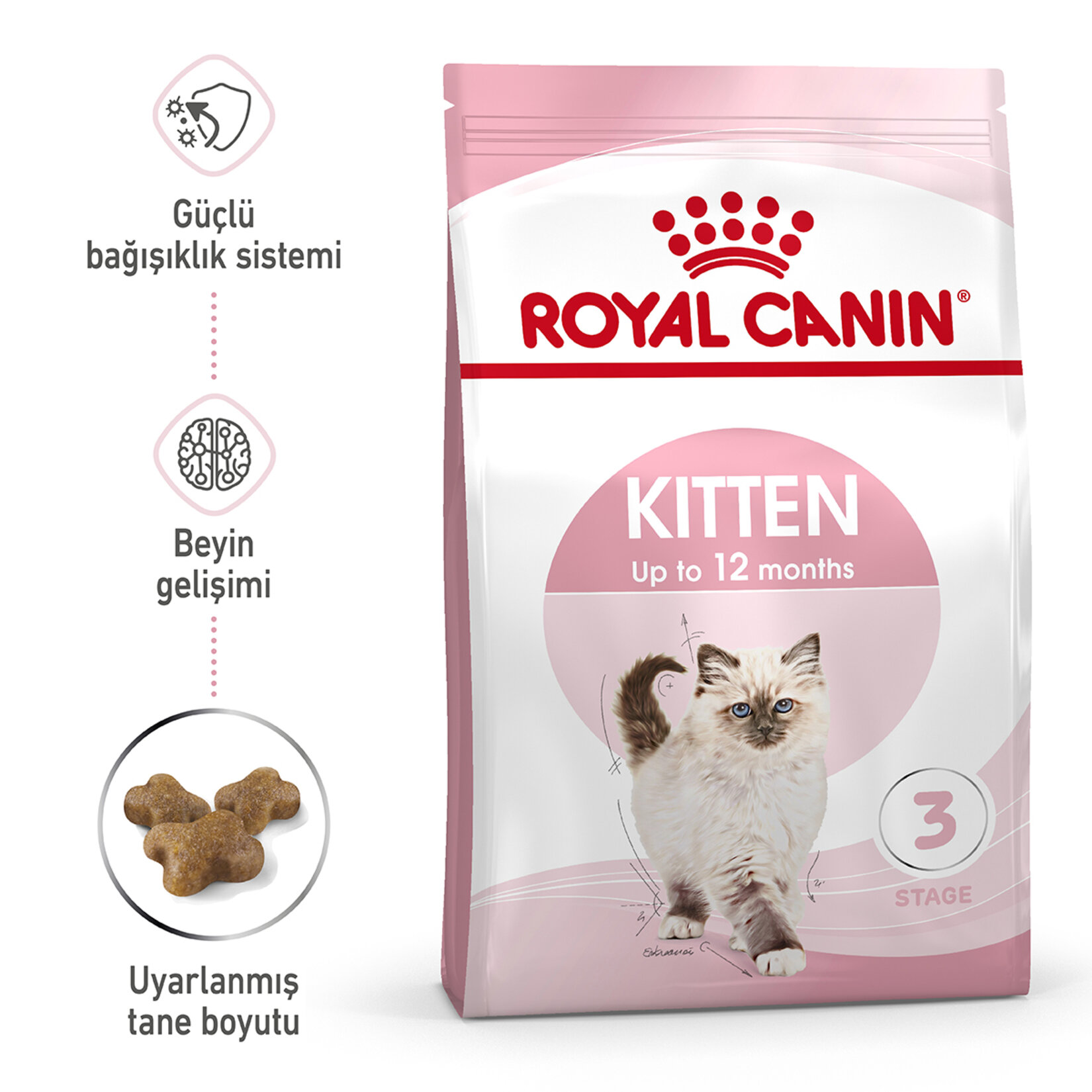 Royal Canin Yavru Kediler İçin Kuru Kedi Mama 2 Kg - Görsel 2