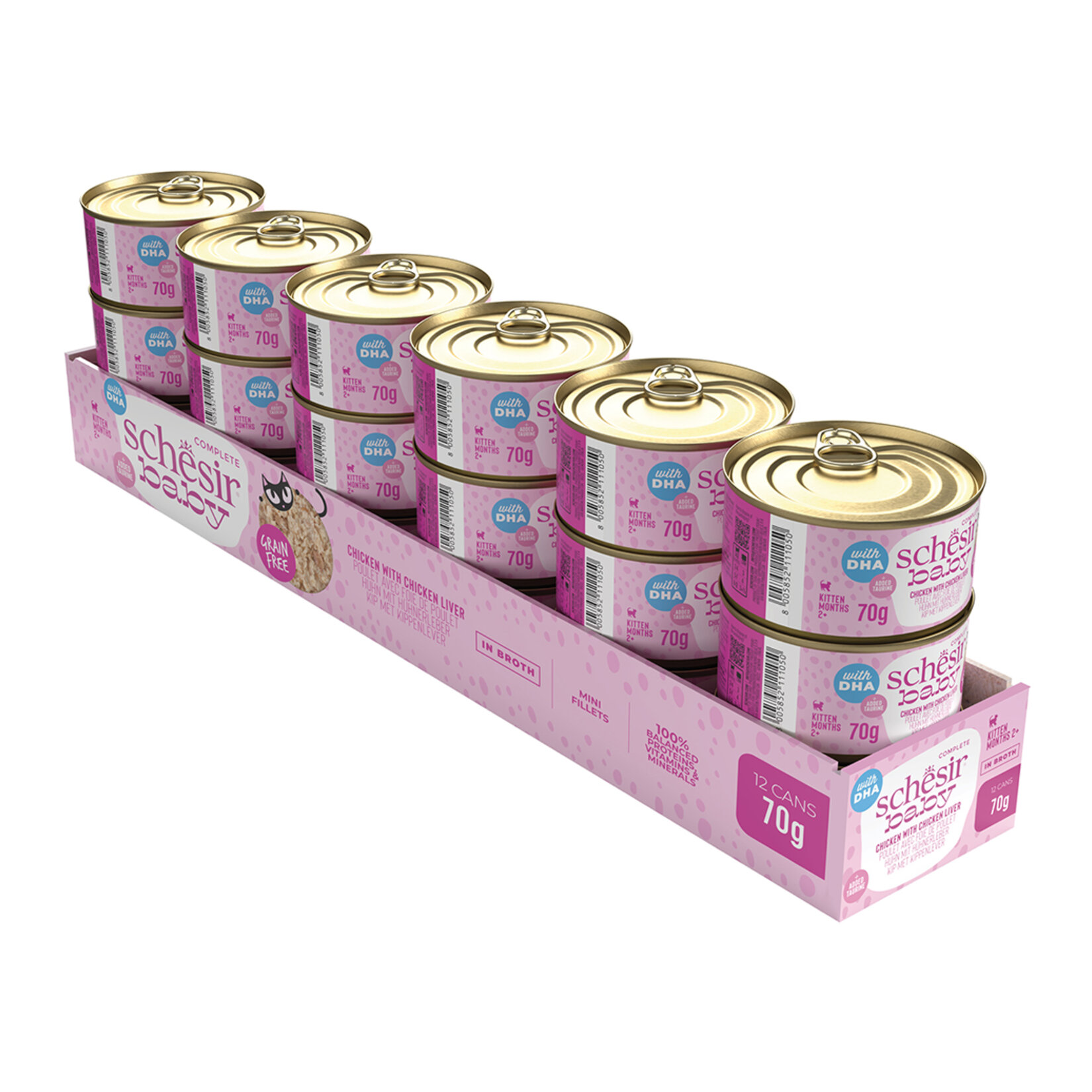 Schesir Baby Tavuk-Tavuk Ciğeri Konserve 70 G - Görsel 3