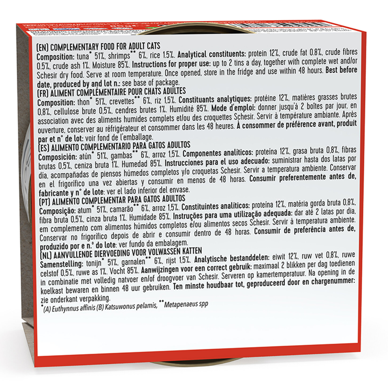 Schesir Jelly Karides Yetişkin Kedi Konservesi 85 G - Görsel 2