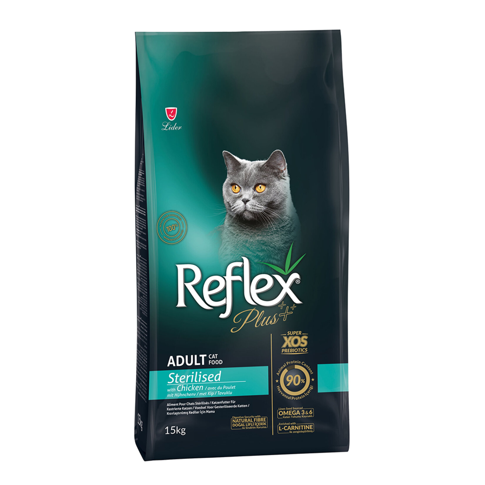 Reflex Plus Tavuklu Kısır Kedi Maması 15 Kg