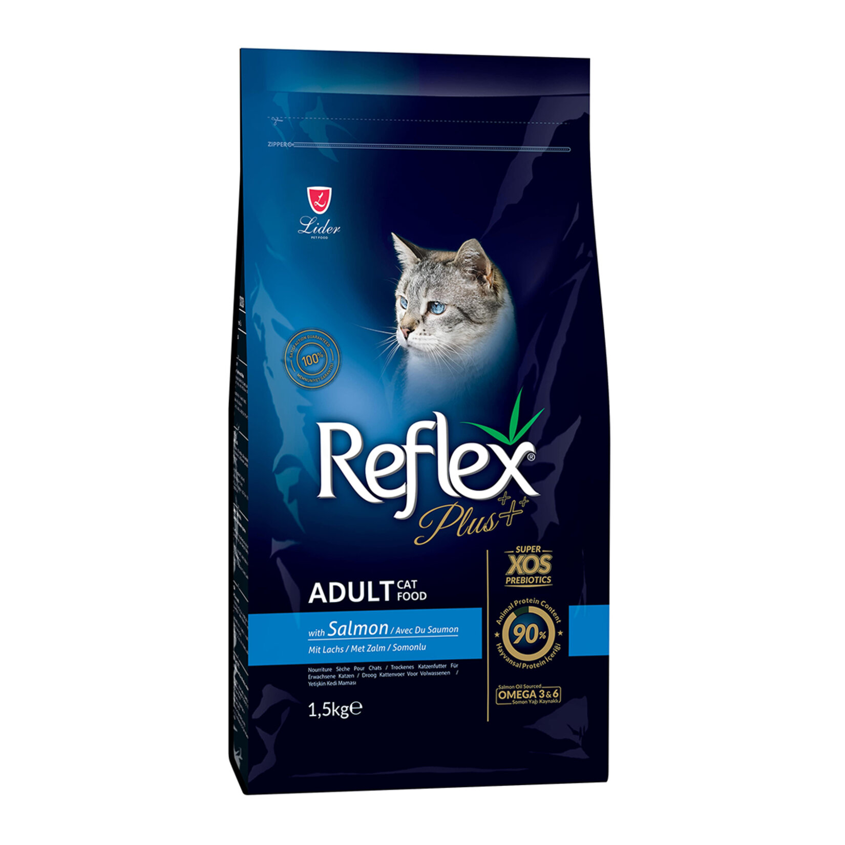 Reflex Plus Somonlu Yetişkin Kedi Maması 1,5 Kg