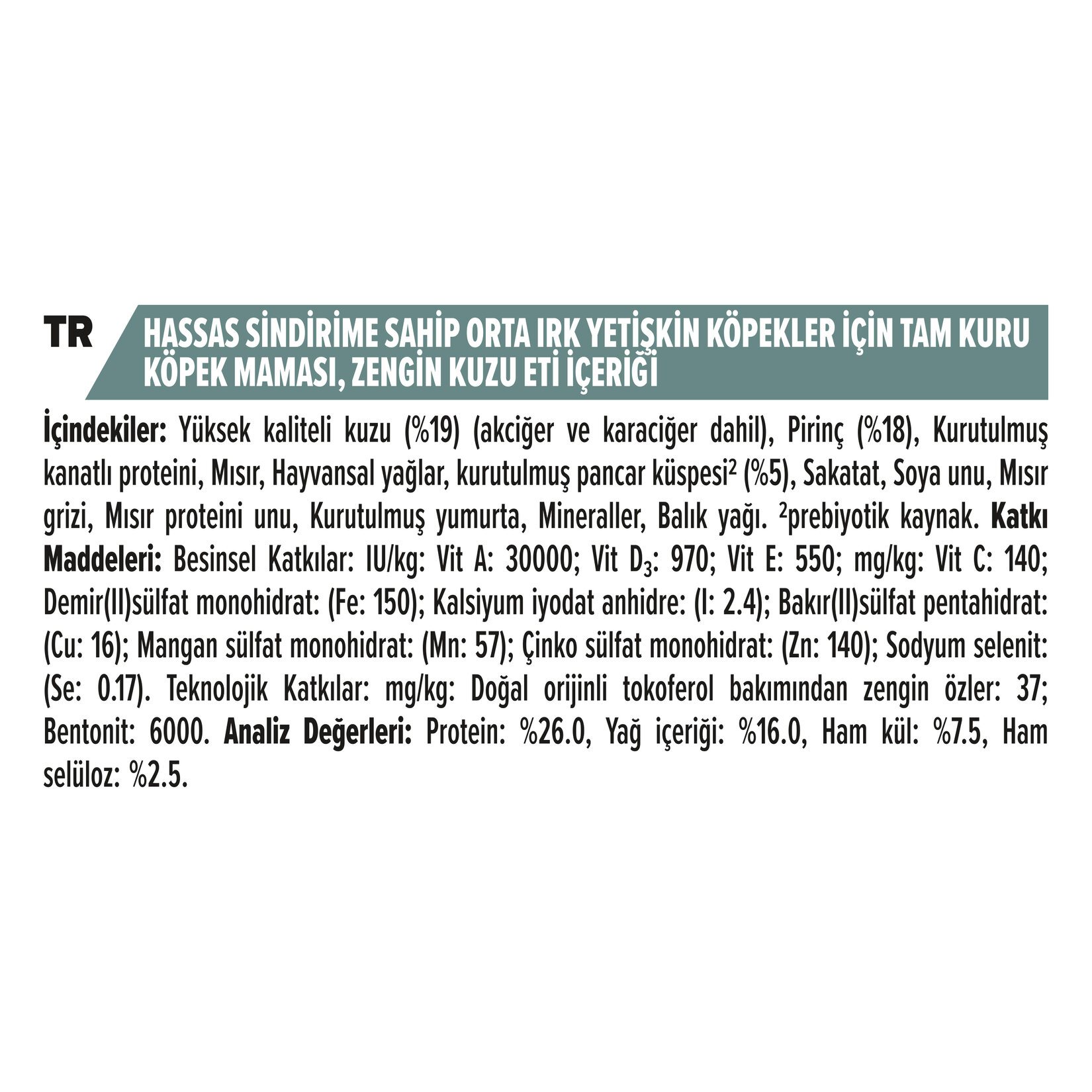 Pro Plan Orta Irk Yetişkin Köpek Kuzulu Mama 14 Kg - Görsel 6