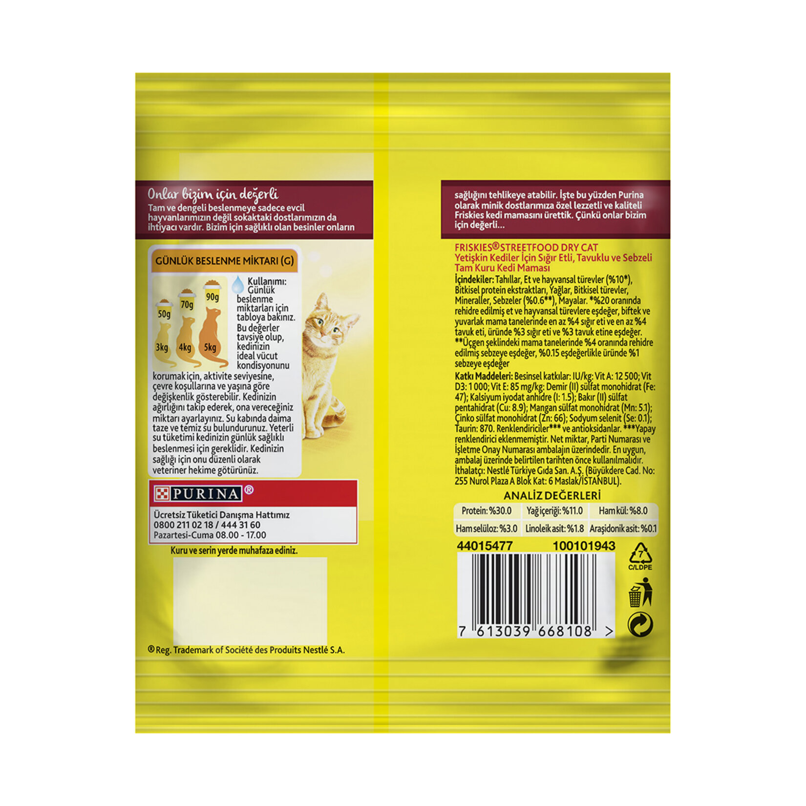 Friskies Sığır Etli Kuru Kedi Maması 75 G - Görsel 2