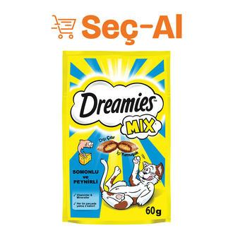 Dreamies Somonlu ve Peynirli Kedi Ödül Maması 60 G