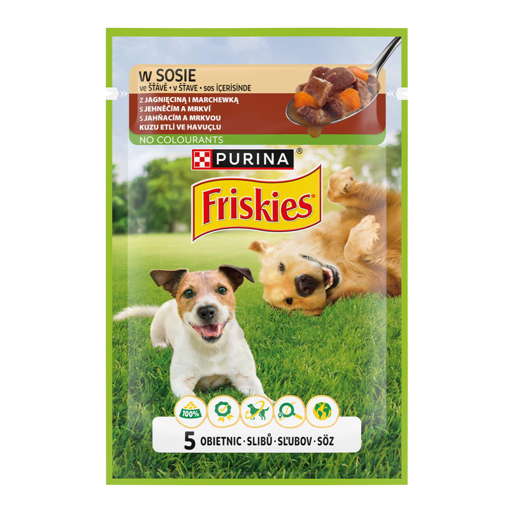 Friskies Kuzulu & Havuçlu Köpek Yaş Maması 85 G - Görsel 1
