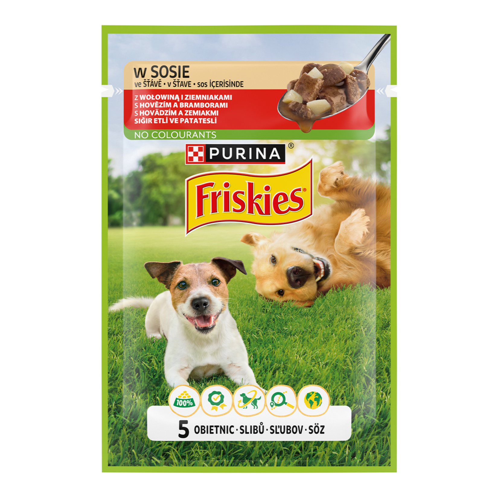 Friskies Bifktekli & Patatesli Köpek Yaş Mama 85 G - Görsel 1