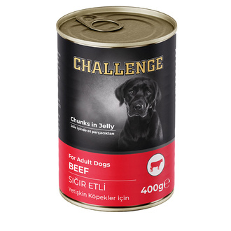 Challenge Sığır Etli Yetişkin Köpek Konserve 400 G