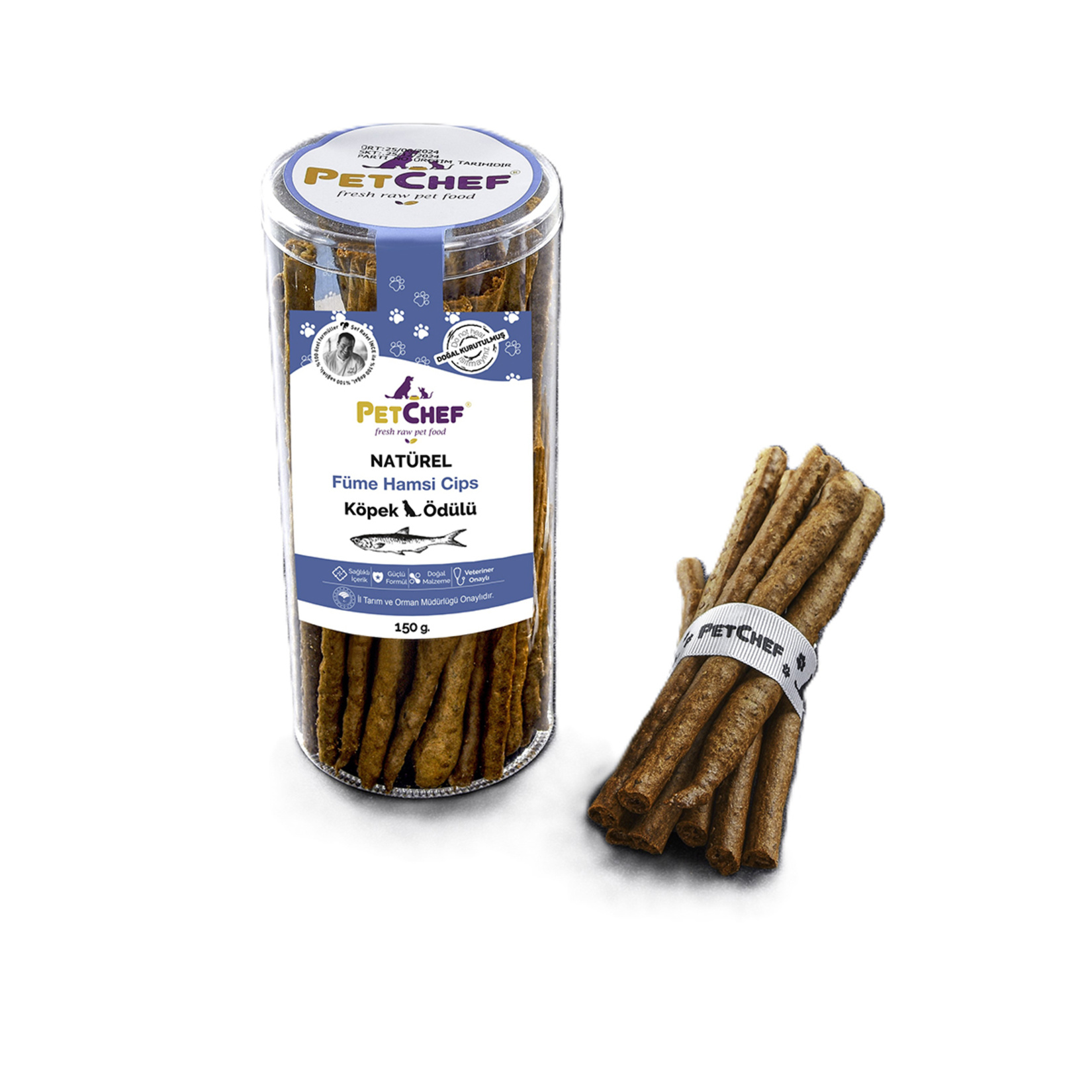 Petchef Füme Hamsi Köpek Ödül Cips 150 G