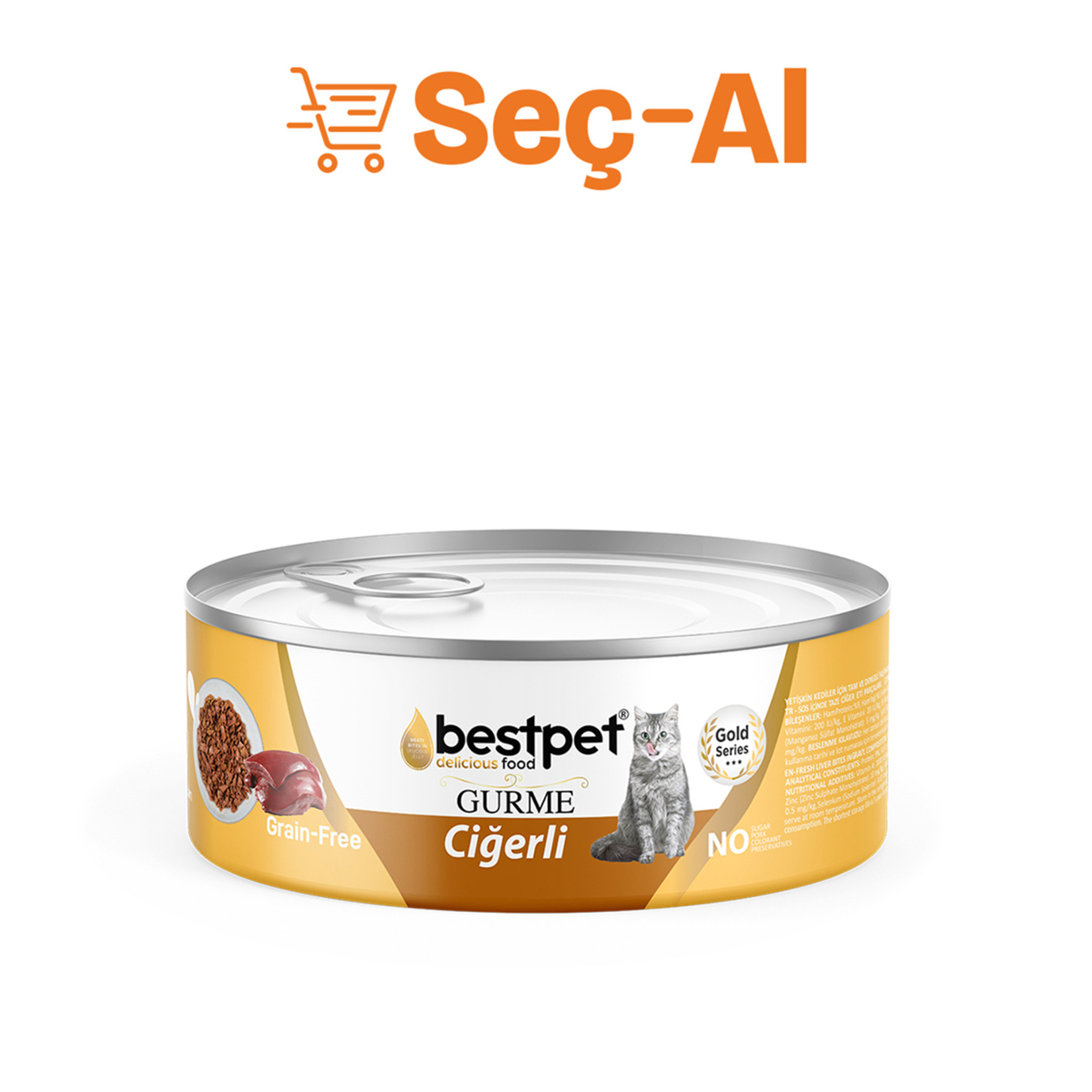 Bestpet Gurme Ciğerli Soslu Yetişkin Kedi Konservesi 85 G