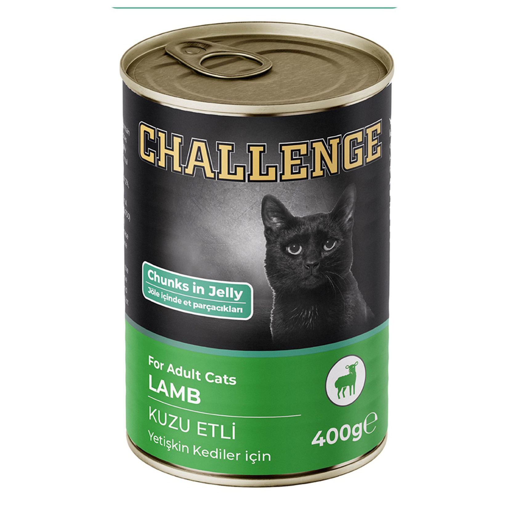 Challenge Kuzu Etli Yetişkin Kedi Konservesi 400 G