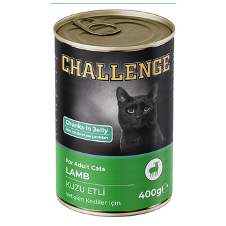 Challenge Kuzu Etli Yetişkin Kedi Konservesi 400 G