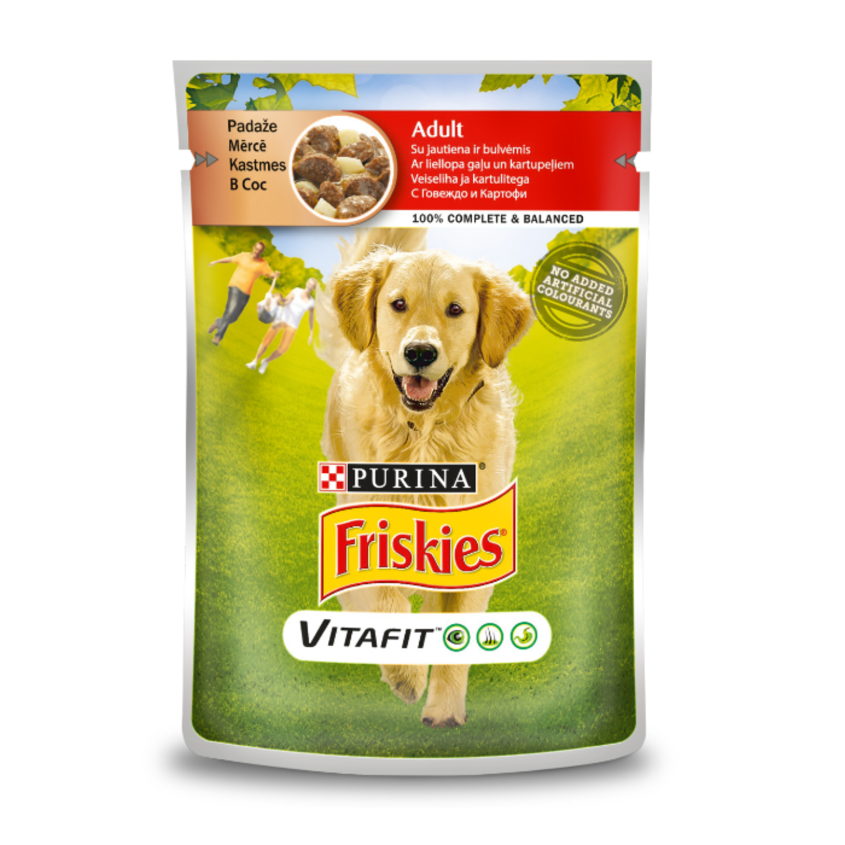 Friskies Sığır Etli Ve Patatesli Köpek Pouch 100 G