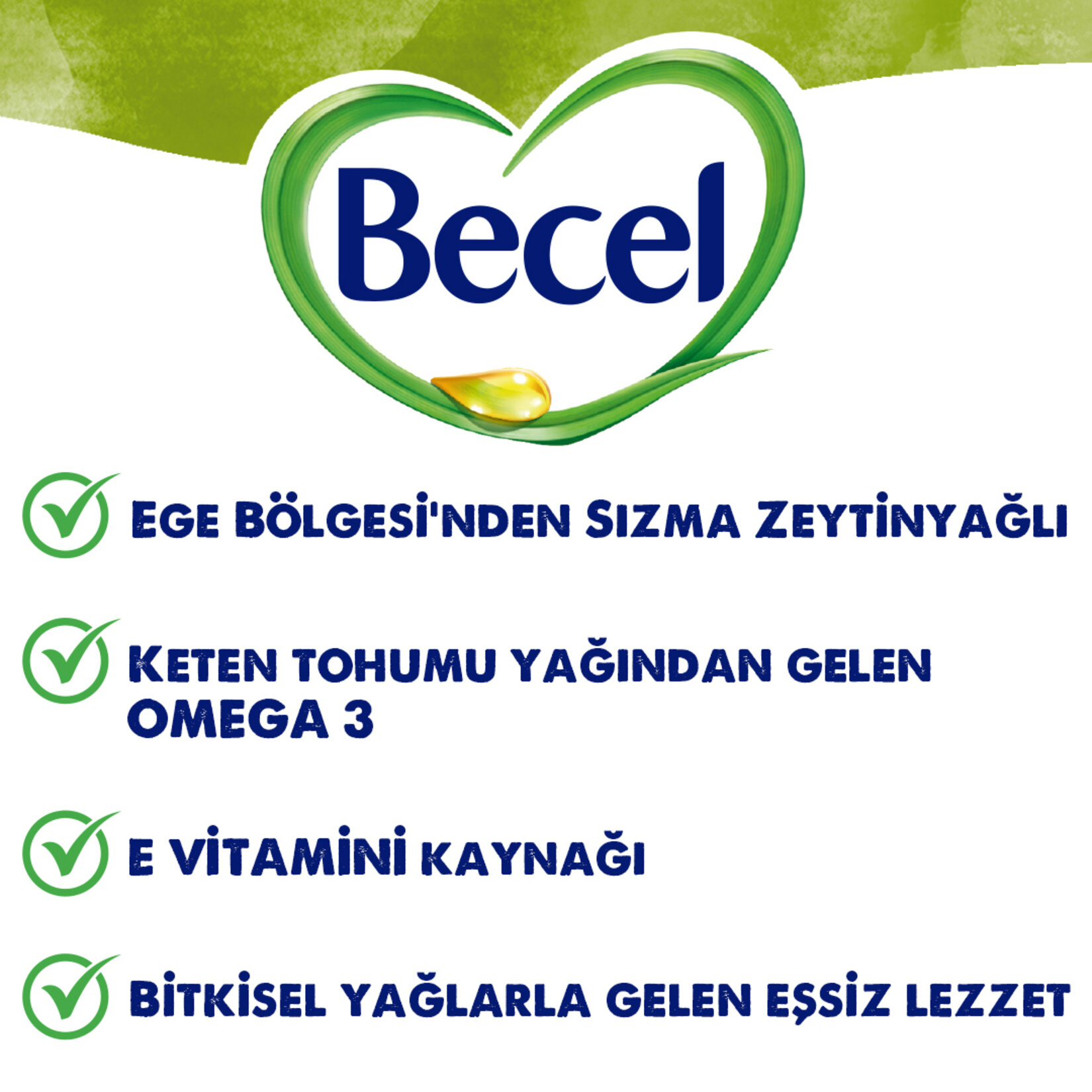 Becel Kase Margarin Zeytinyağlı 500 G - Görsel 2