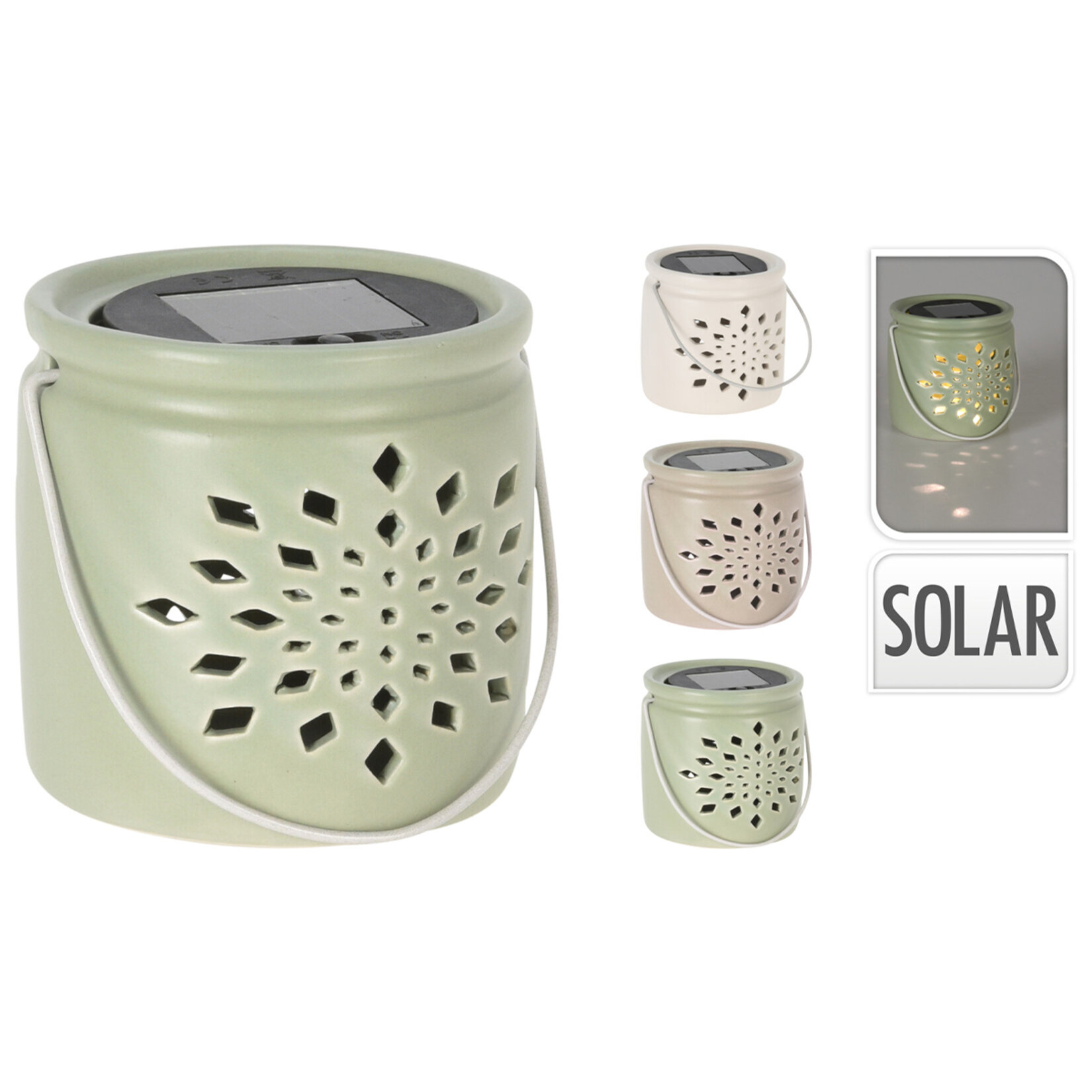 Koopman Güneş Enerjili Fener 10 x 10 x 9.2 Cm