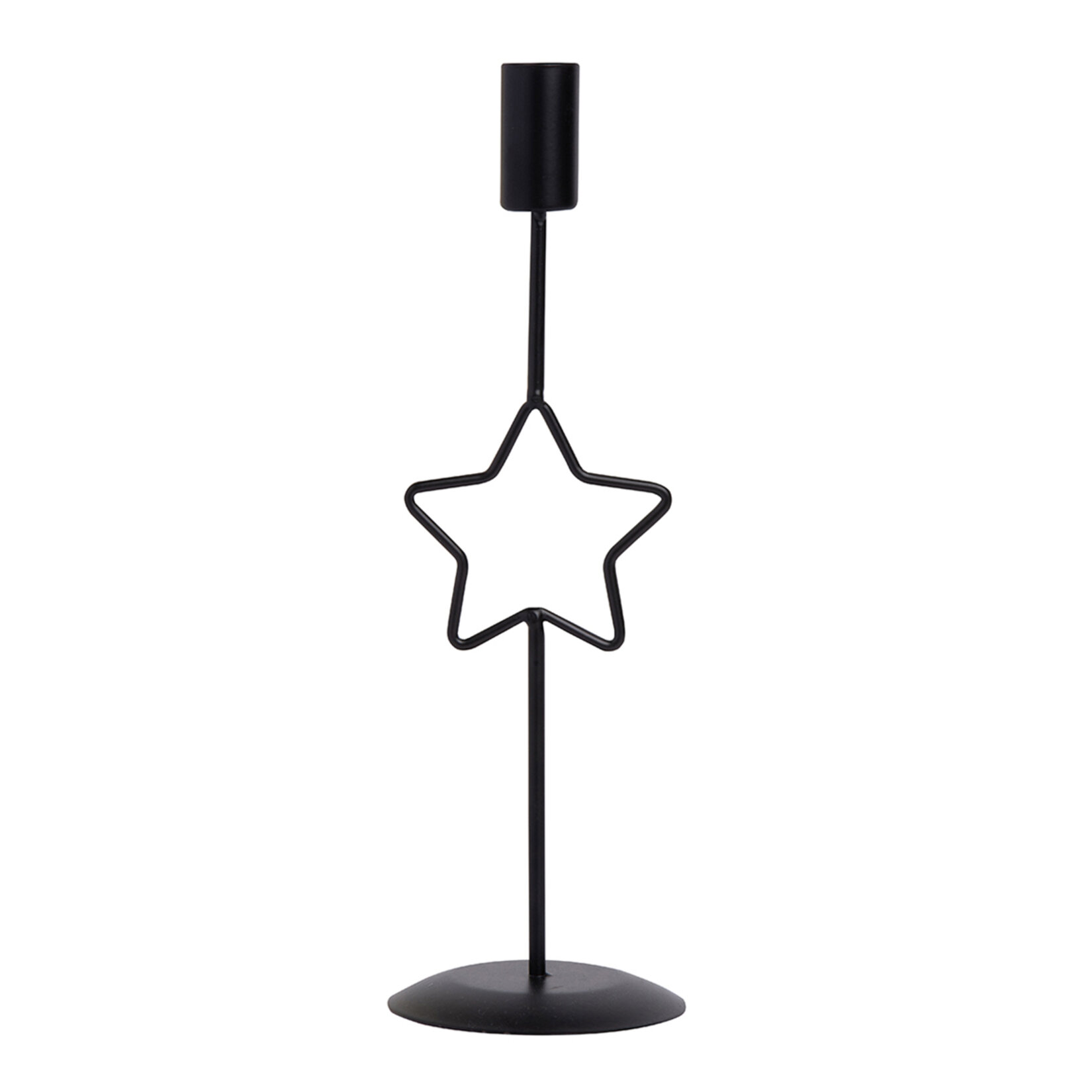 Touch Me Metal Yıldız Şamdan 8.5x8.5x21.5 Cm