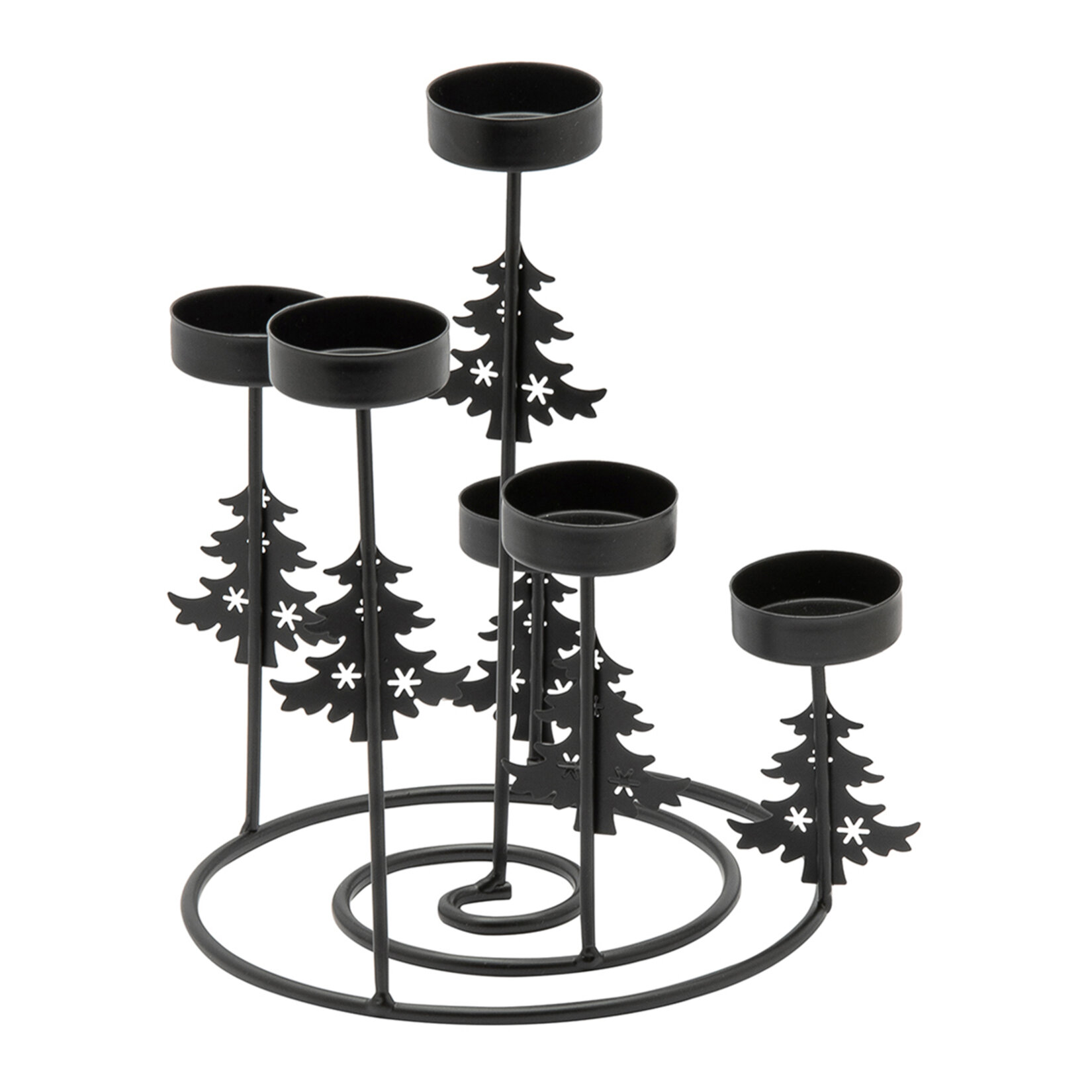 Touch Me Metal Agaç Şamdan 16.5*16.5*21 Cm