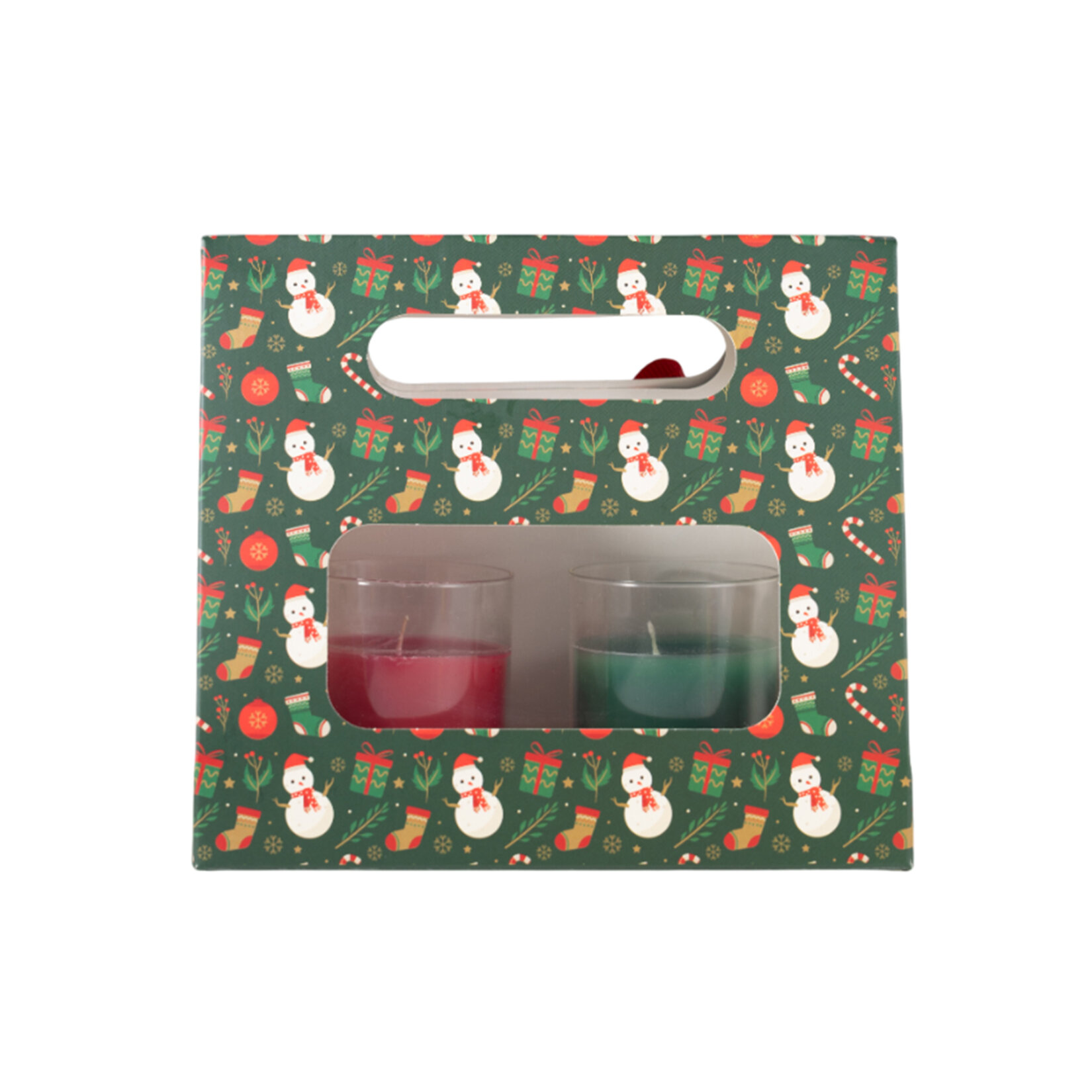 Mumsan Hediye Kutusunda 2'li Bardak Mum 6 x 5 Cm