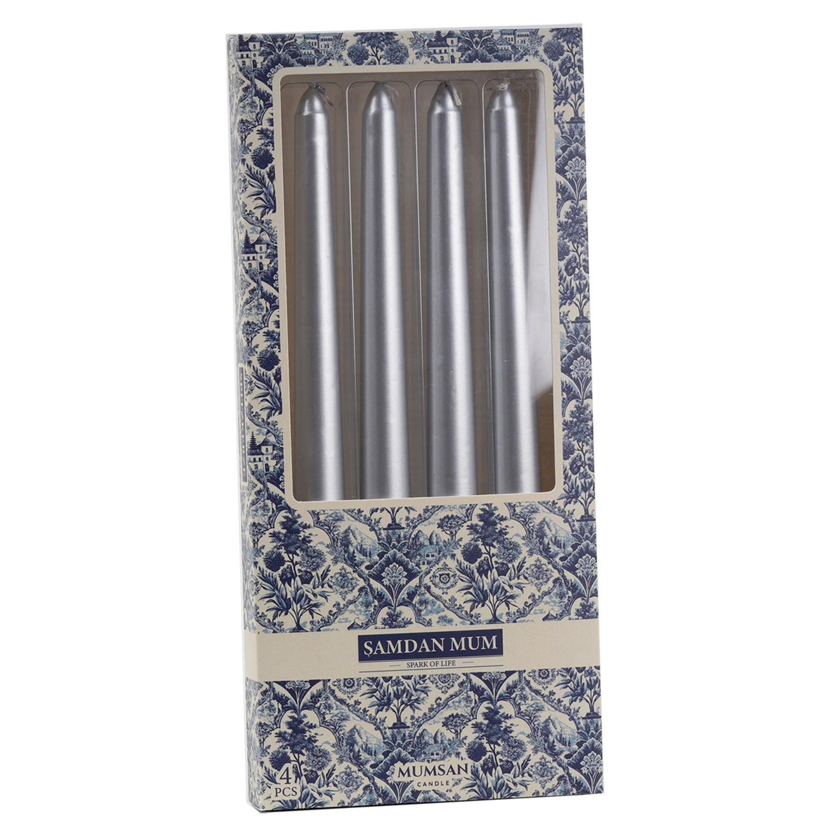 Mumsan Vintage Şamdan Mum 4'lü