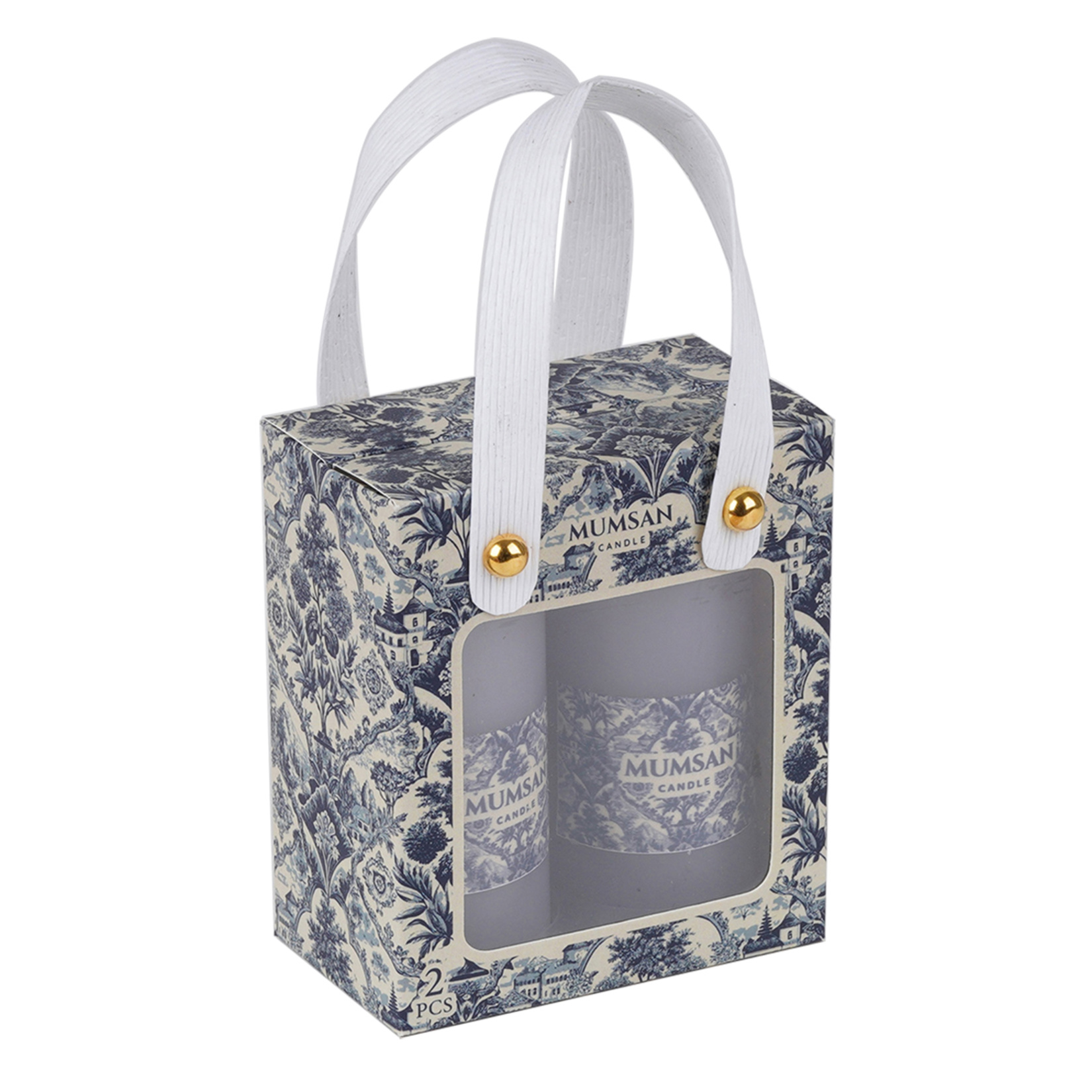 Mumsan Hediye Çantalı Mini Mum 2'li