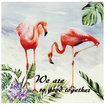 Touch Me Marin+flamingo Tablo 12X12 Cm(e18-ls1822) - Görsel 1